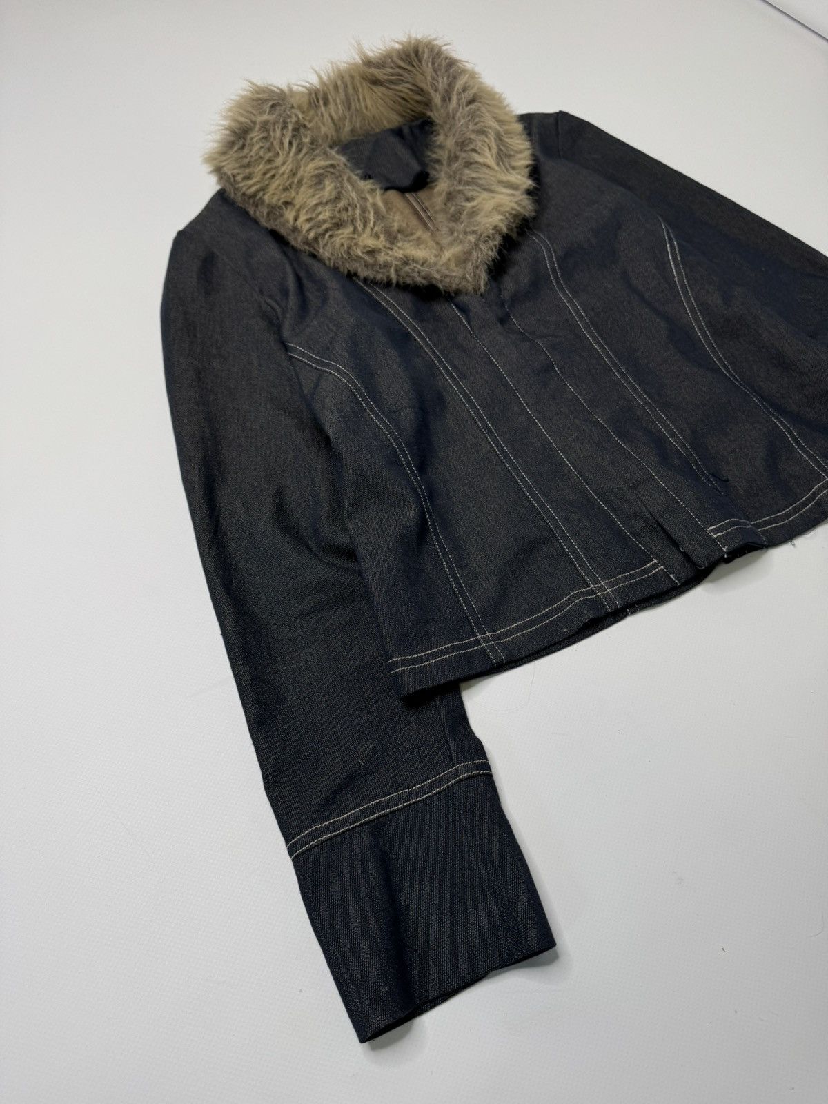 Vintage Vintage avant garde fur blazer swag y2k if6was9 l.g.b. sk8 Size M / US 6-8 / IT 42-44 - 3 Thumbnail