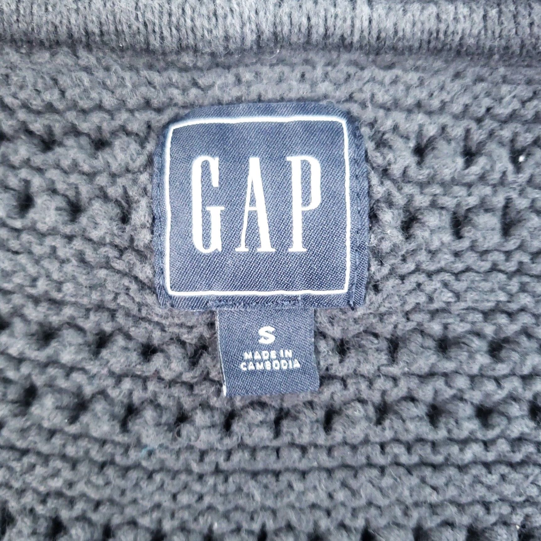 Gap Grace Karin Cardigan Sweater Women’s Medium Blue Knit Button V-Neck Size M / US 6-8 / IT 42-44 - 5 Thumbnail