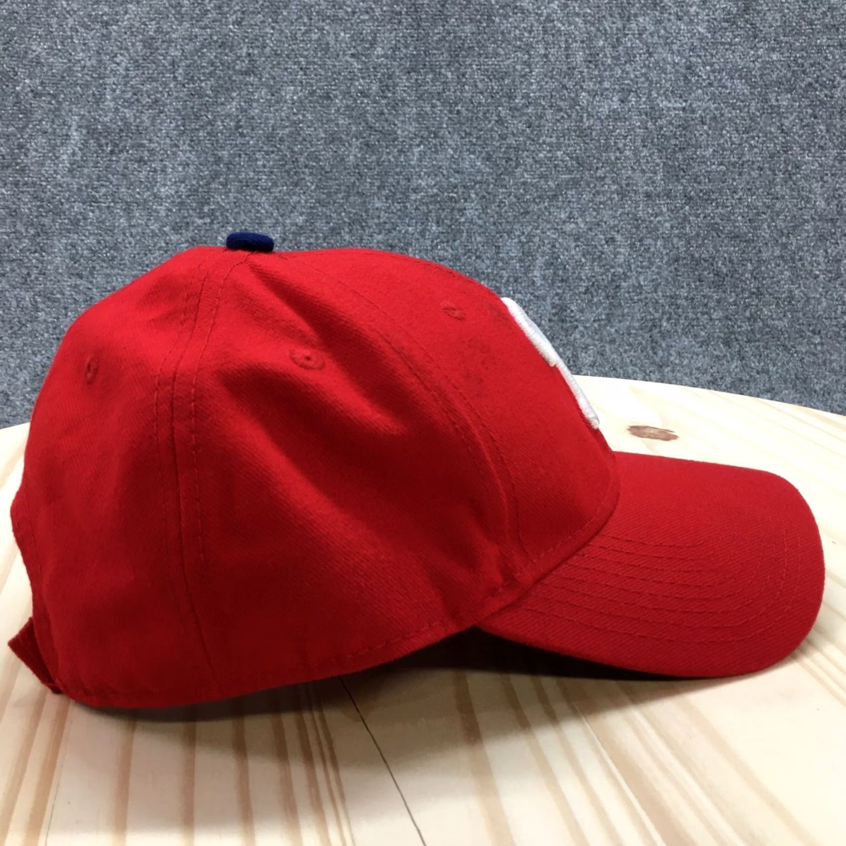 New Era Philadelphia Phillies Baseball Cap New Era Mens Red One Size Embroidered Logo Size ONE SIZE - 7 Thumbnail