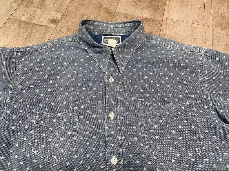 RRL Ralph Lauren RRL Ralph Lauren Out of print blue dyed small star antique Size US L / EU 52-54 / 3 - 3 Thumbnail