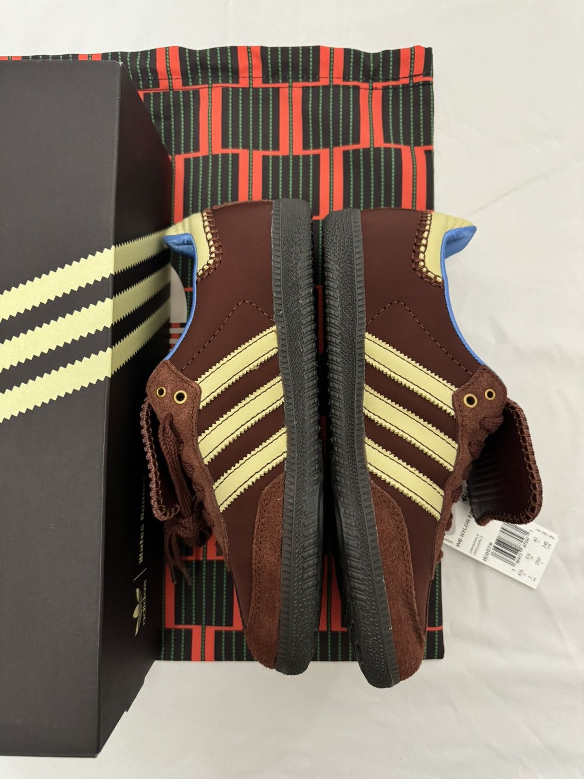 Adidas × Wales Bonner adidas Samba Nylon Wales Bonner Fox Brown Size US 7 / EU 40 - 3 Thumbnail