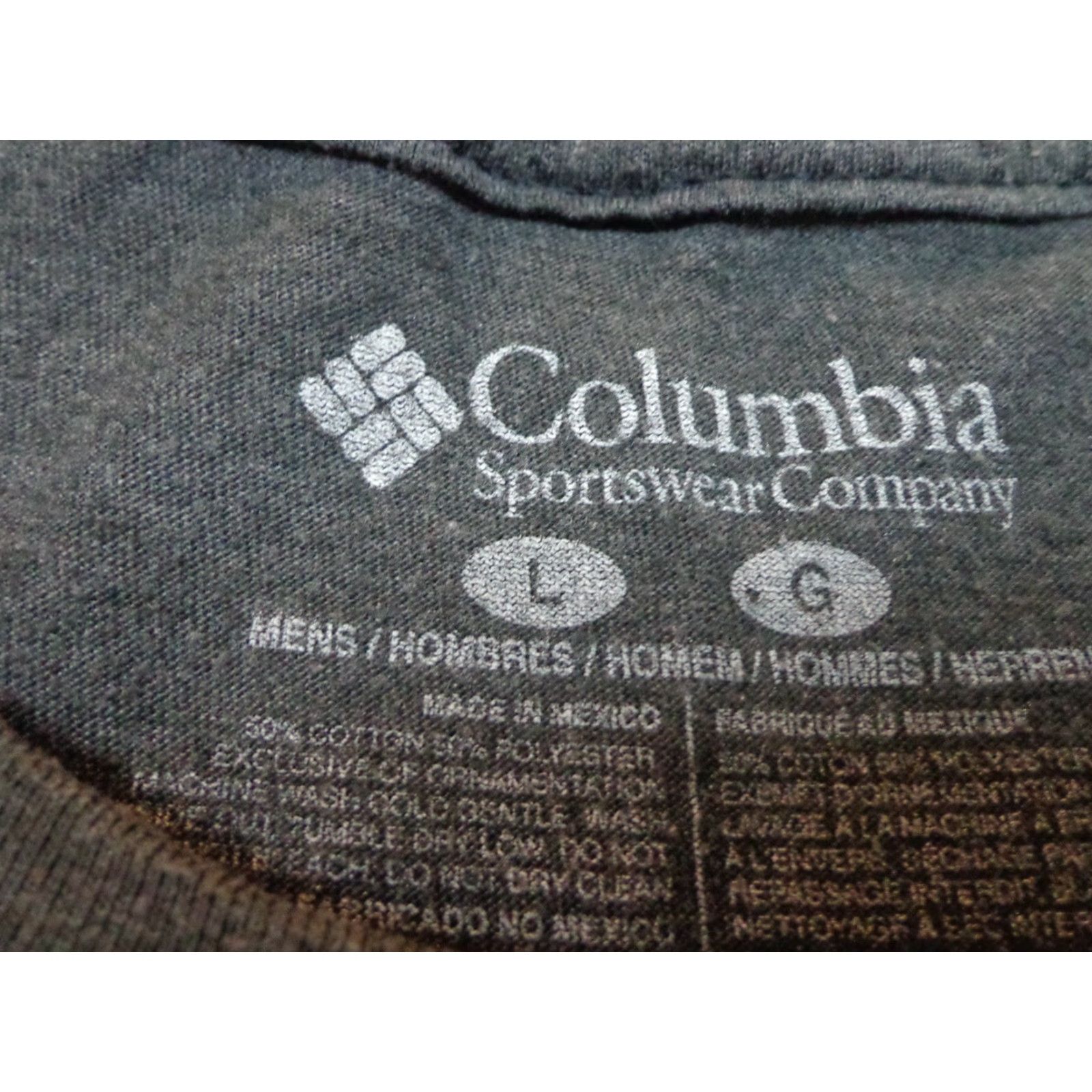 Vintage Columbia Sportswear Company American Flag Heather Gray T-Shirt Size Large Size US L / EU 52-54 / 3 - 5 Thumbnail