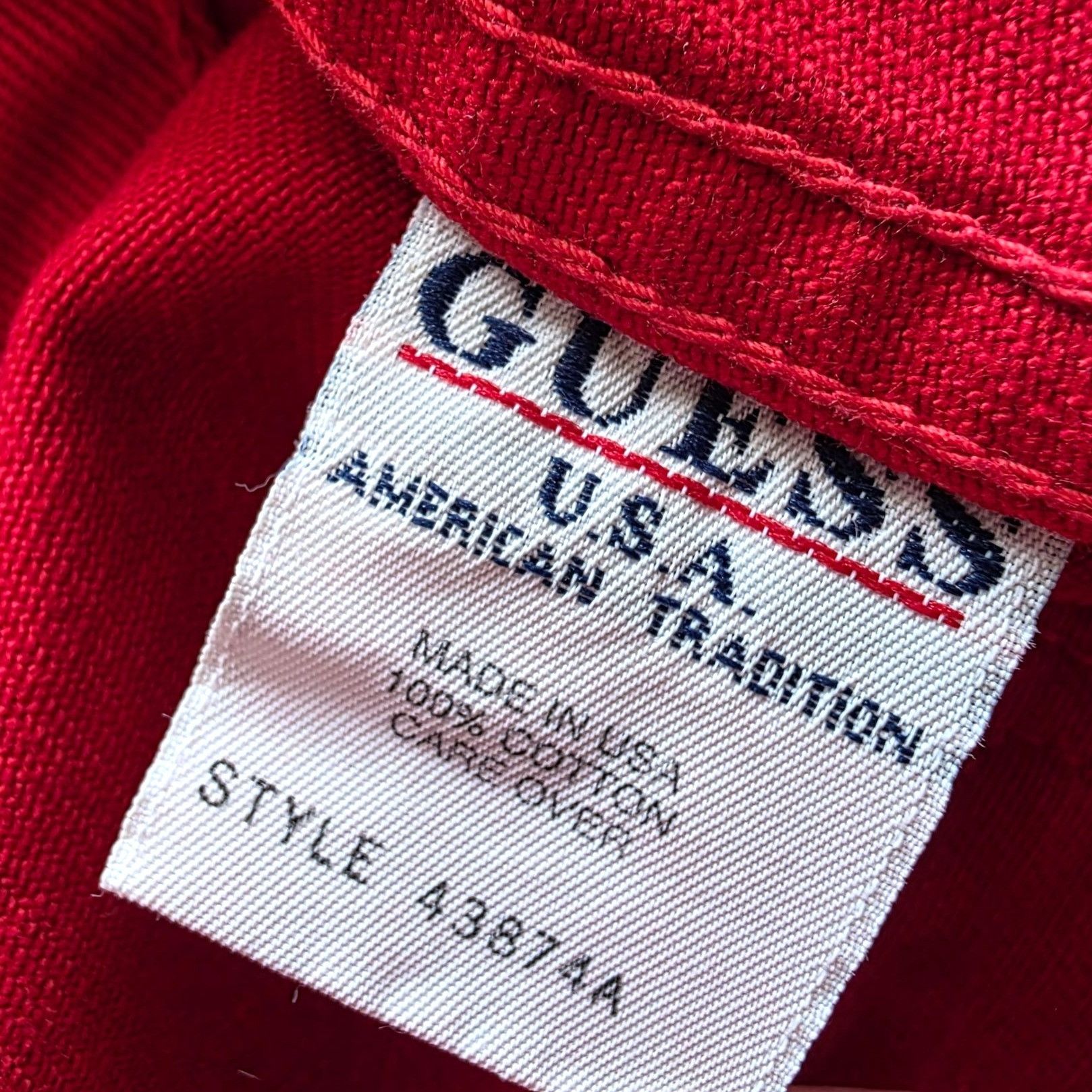 Guess Vintage Guess Jeans Womens Medium Jacket Denim Red Cropped P Size M / US 6-8 / IT 42-44 - 8 Thumbnail