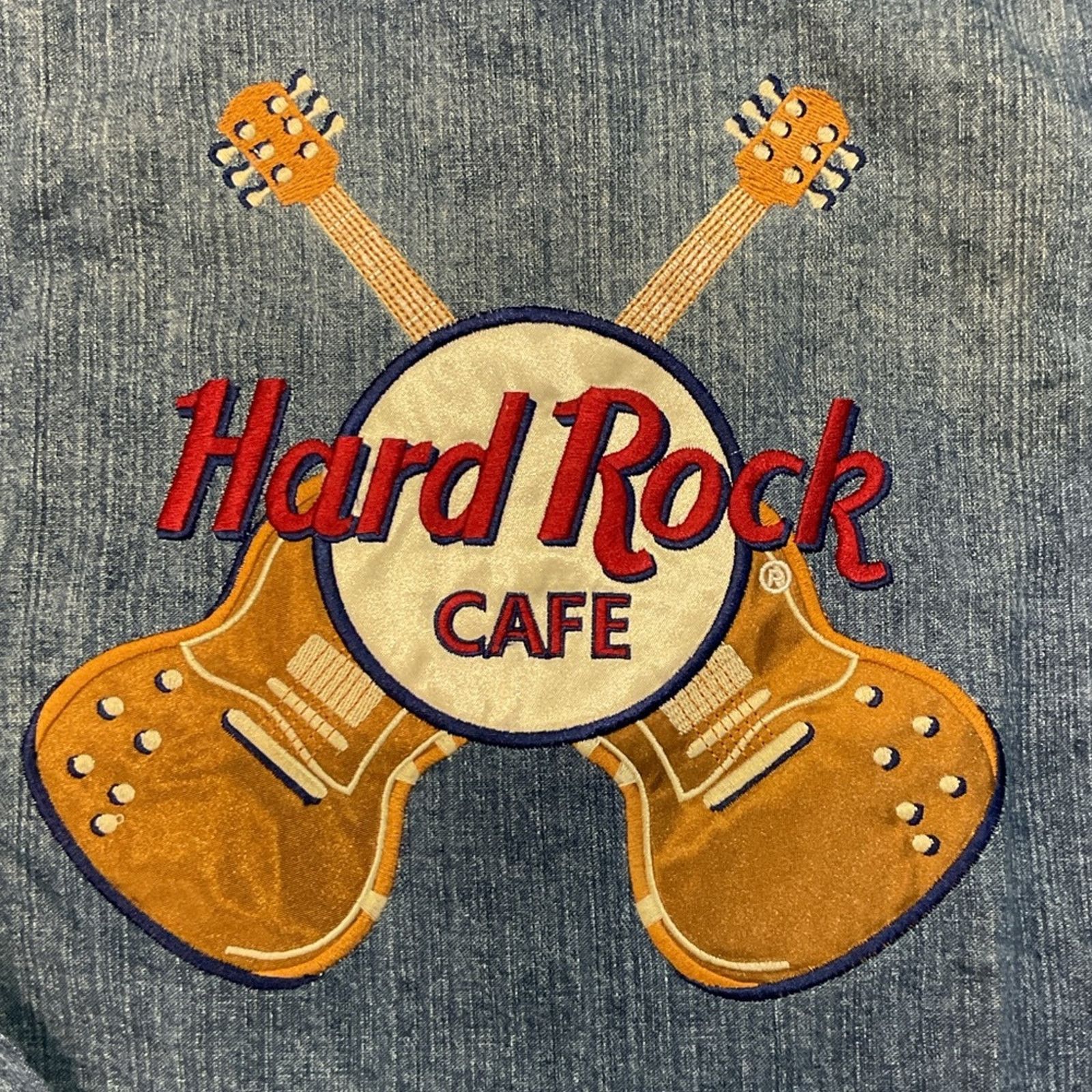 Hard Rock Cafe Vintage Cleveland Hard Rock Cafe Button-Up Shirt Size US L / EU 52-54 / 3 - 3 Thumbnail