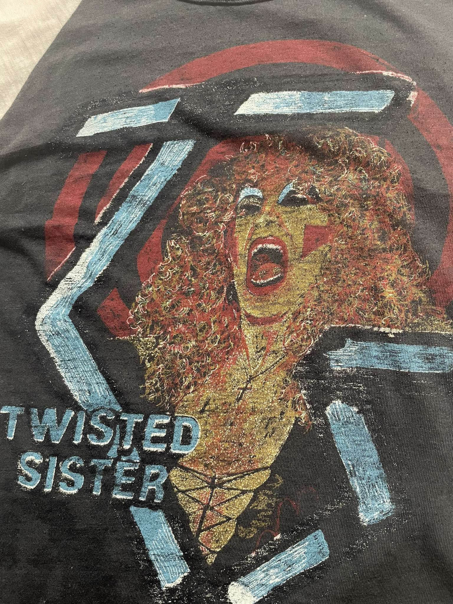 Band Tees × Vintage Vintage Twisted Sister Band Shirt Size US XS / EU 42 / 0 - 10 Thumbnail