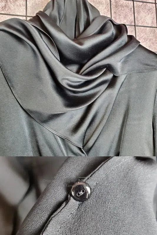 Max Mara MaxMara Black Silk Long Sleeve Shirt . Size S / US 4 / IT 40 - 4 Thumbnail