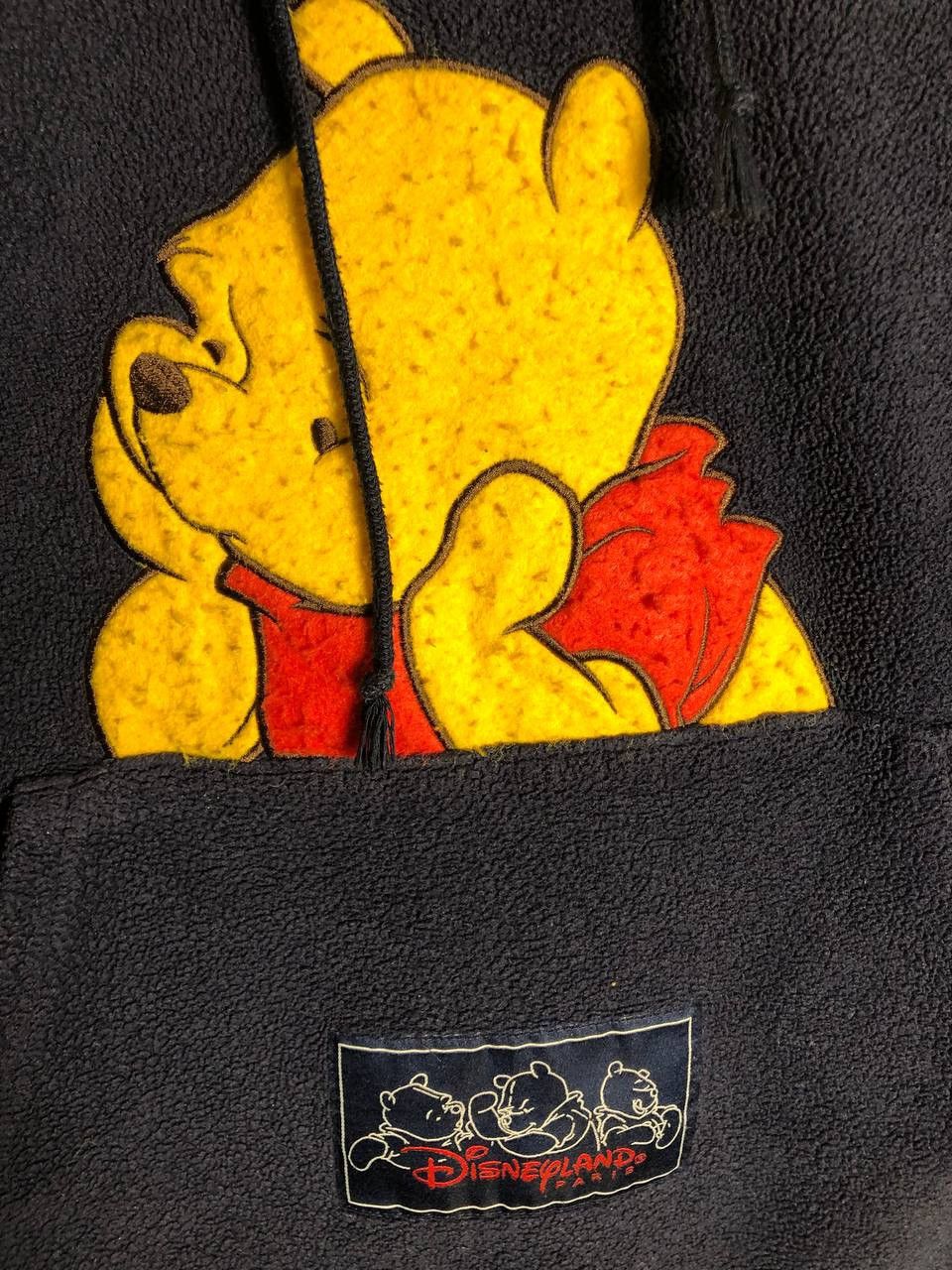 Disney × Vintage VERY RARE DISNEY FLEECE HOODIE BIG LOGO DESIGNER BEAR 90s Size US M / EU 48-50 / 2 - 3 Thumbnail