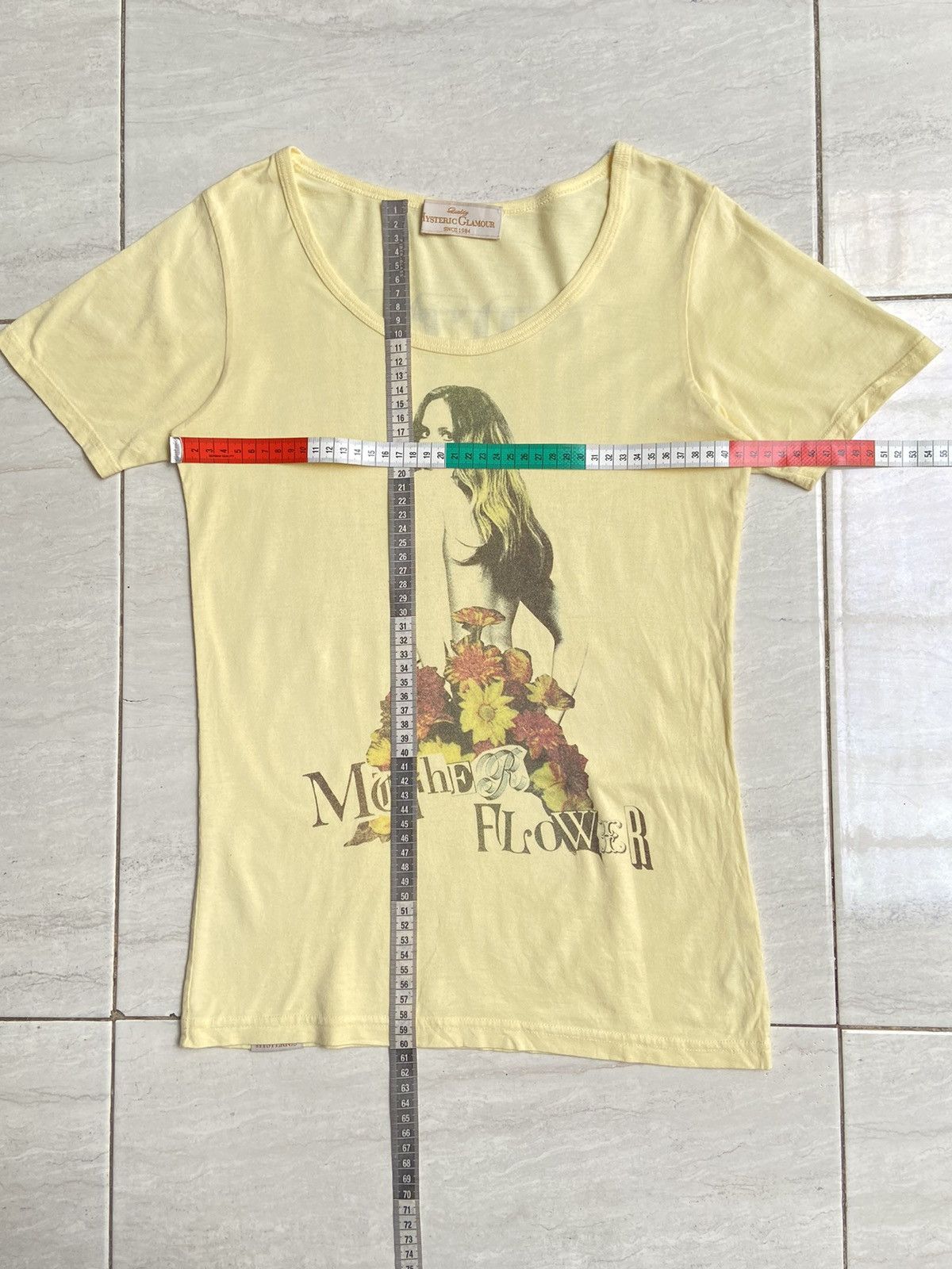 Hysteric Glamour HYSTERIC GLAMOUR Yellow T-shirt Size US XS / EU 42 / 0 - 8 Thumbnail