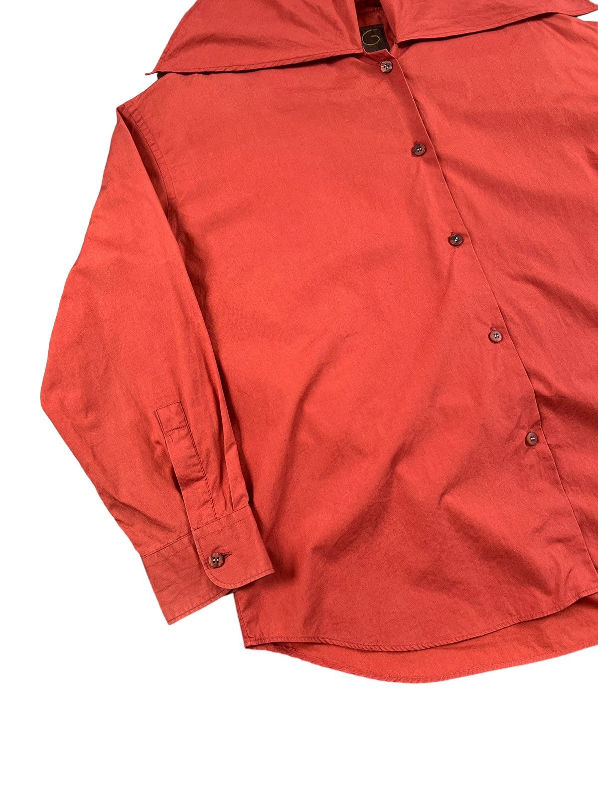 Romeo Gigli Vintage Romeo Gigli Wide Collar Button Shirt Size M / US 6-8 / IT 42-44 - 4 Thumbnail