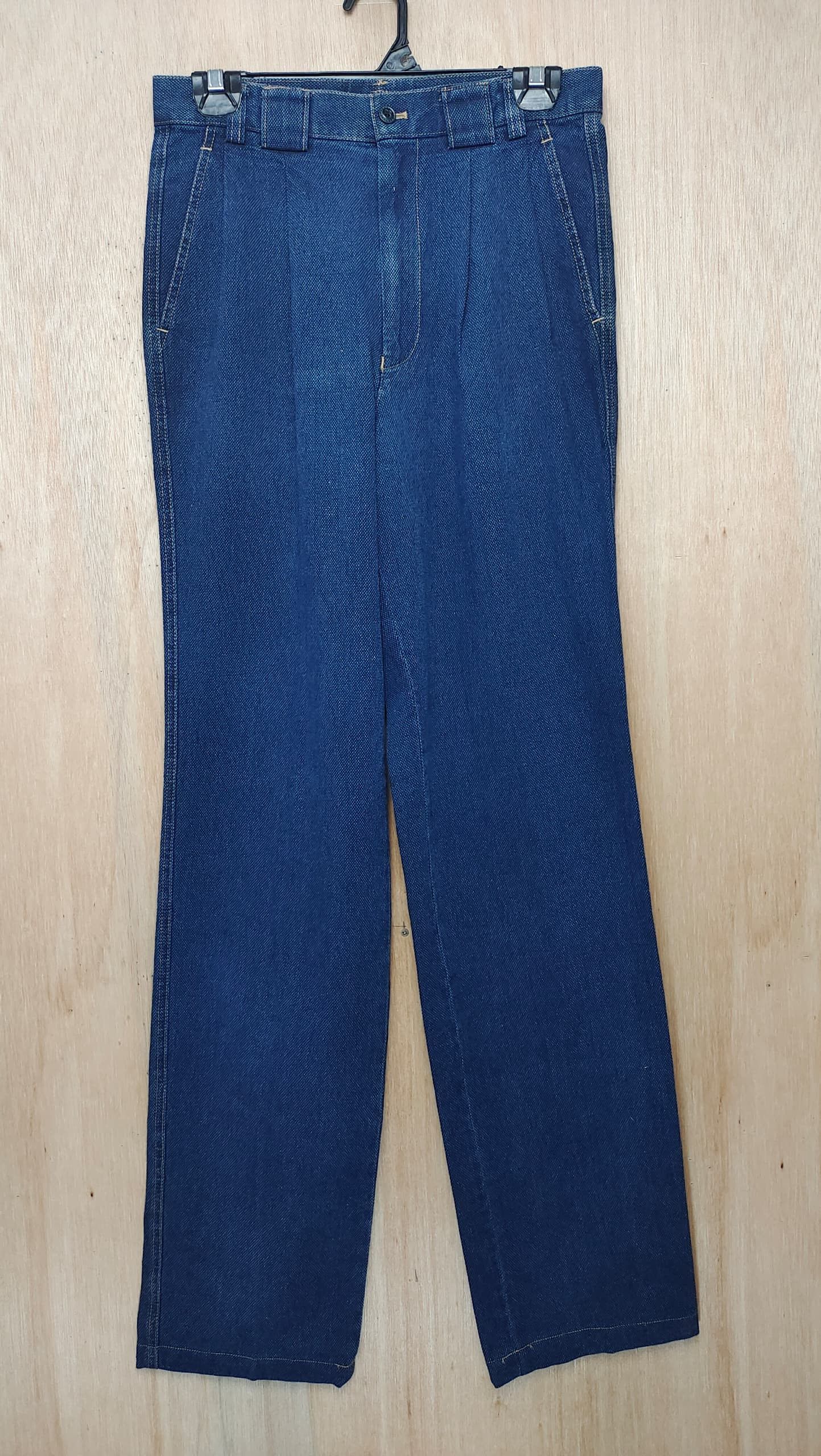 MCM × Vintage VINTAGE MCM NEW WITH TAG TAILORED BLUE DENIM PANTS Size US 29 - 1 Thumbnail