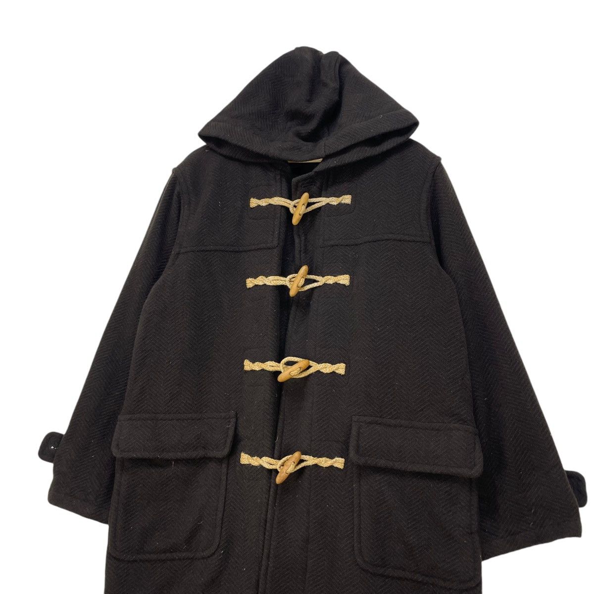 Autumn Cashmere × Japanese Brand 💥Vintage Jungle Storm Duffle Long Coat Jacket Size US M / EU 48-50 / 2 - 3 Thumbnail