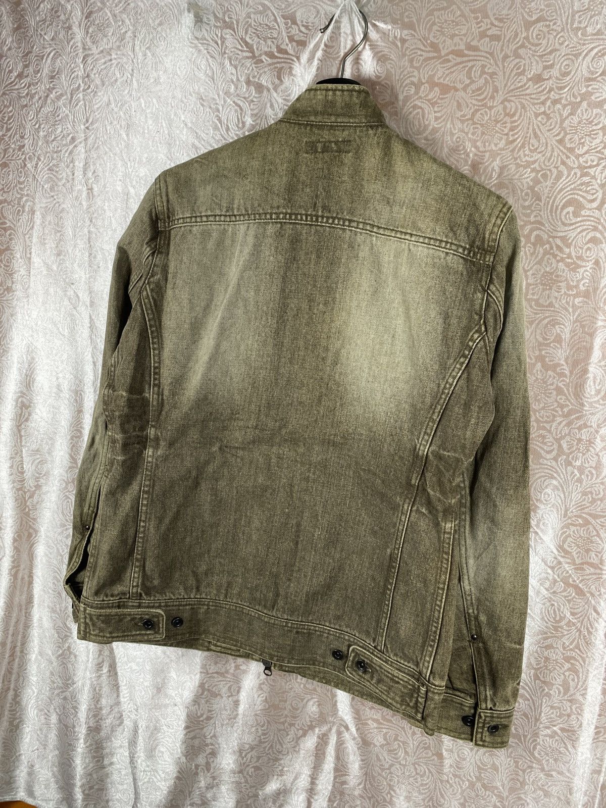Nicole Club Hideaways Nicole Vintage Denim Jacket Olive Brown Workwear Size US S / EU 44-46 / 1 - 12 Thumbnail