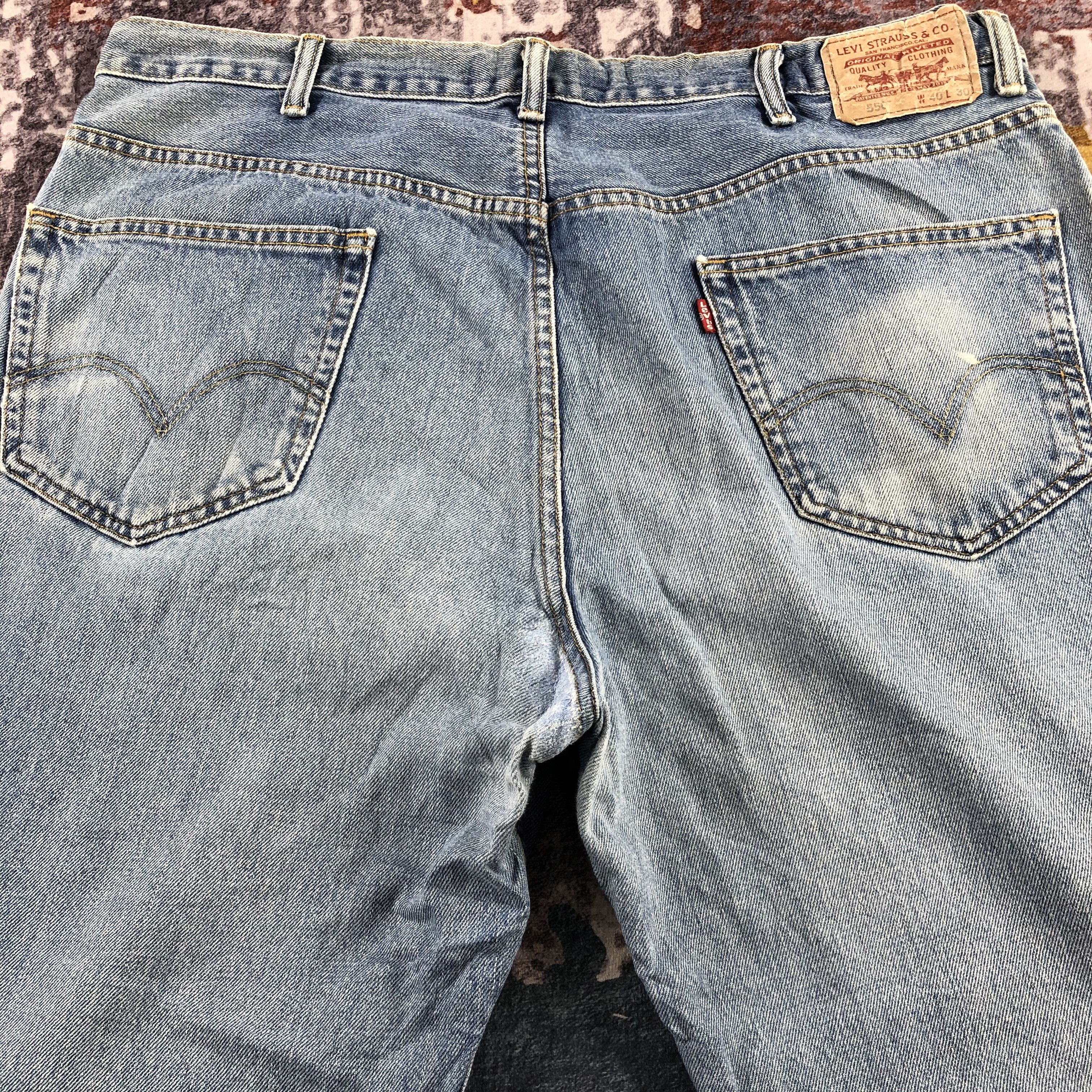 Levi's × Vintage Vintage Light Wash Levis 550 Jeans-JM2839 Size US 41 - 4 Thumbnail