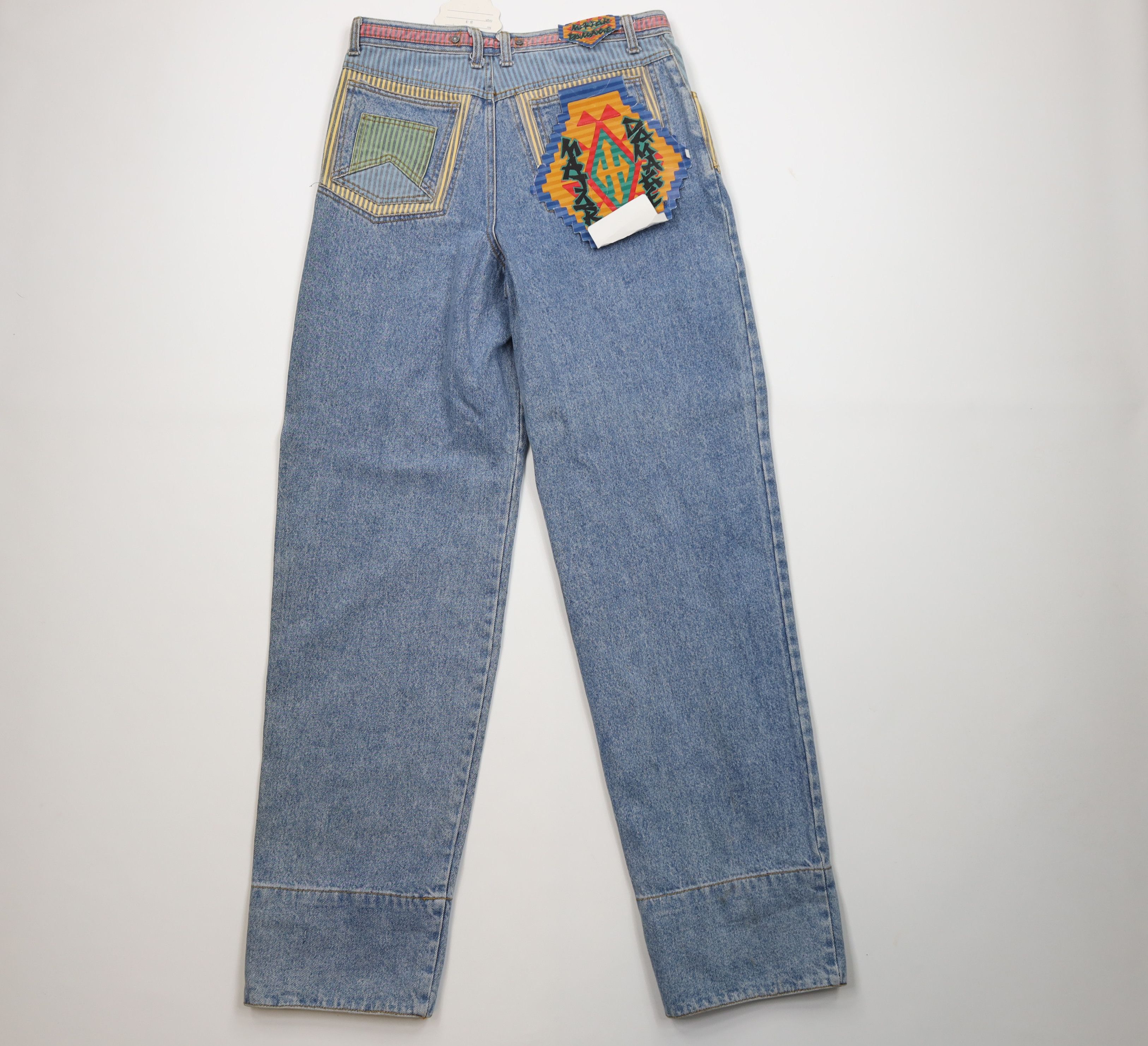 Vintage Deadstock Vintage 90s Streetwear Cuff Patch Skateboard Jeans Size US 33 - 15 Thumbnail