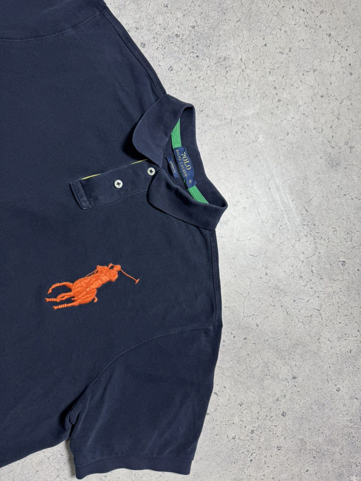 Polo Ralph Lauren Polo Ralph Lauren #3 Big Pony Polo Shirt Vintage Size XL Size US XL / EU 56 / 4 - 4 Thumbnail