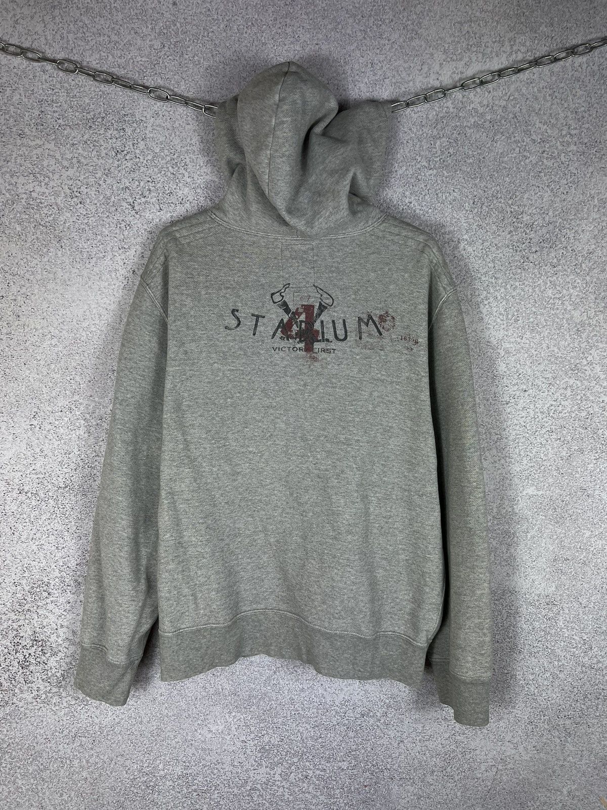 Polo Ralph Lauren Rare! Vintage Polo Ralph Lauren Stadium Rugby Hoodie Size US XL / EU 56 / 4 - 2 Thumbnail