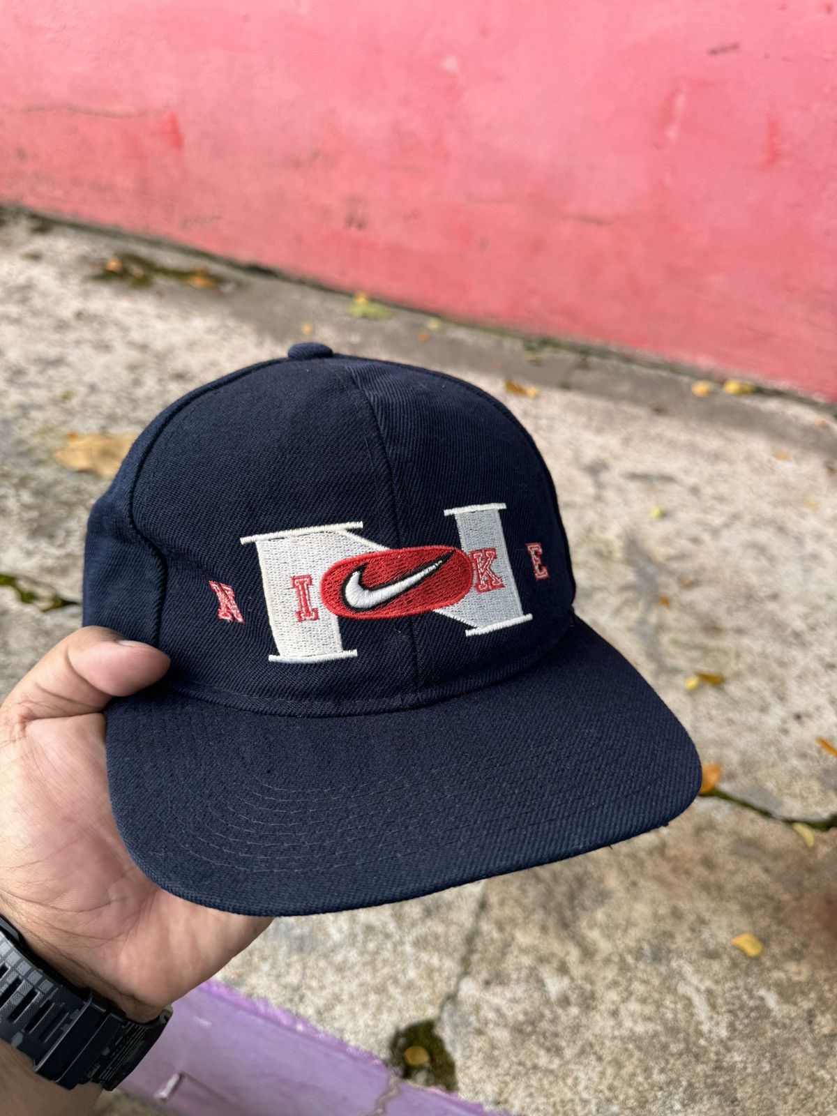 Nike × Vintage Nike Vintage Just Do It 1990’s Snapback Swoosh Size ONE SIZE - 8 Thumbnail