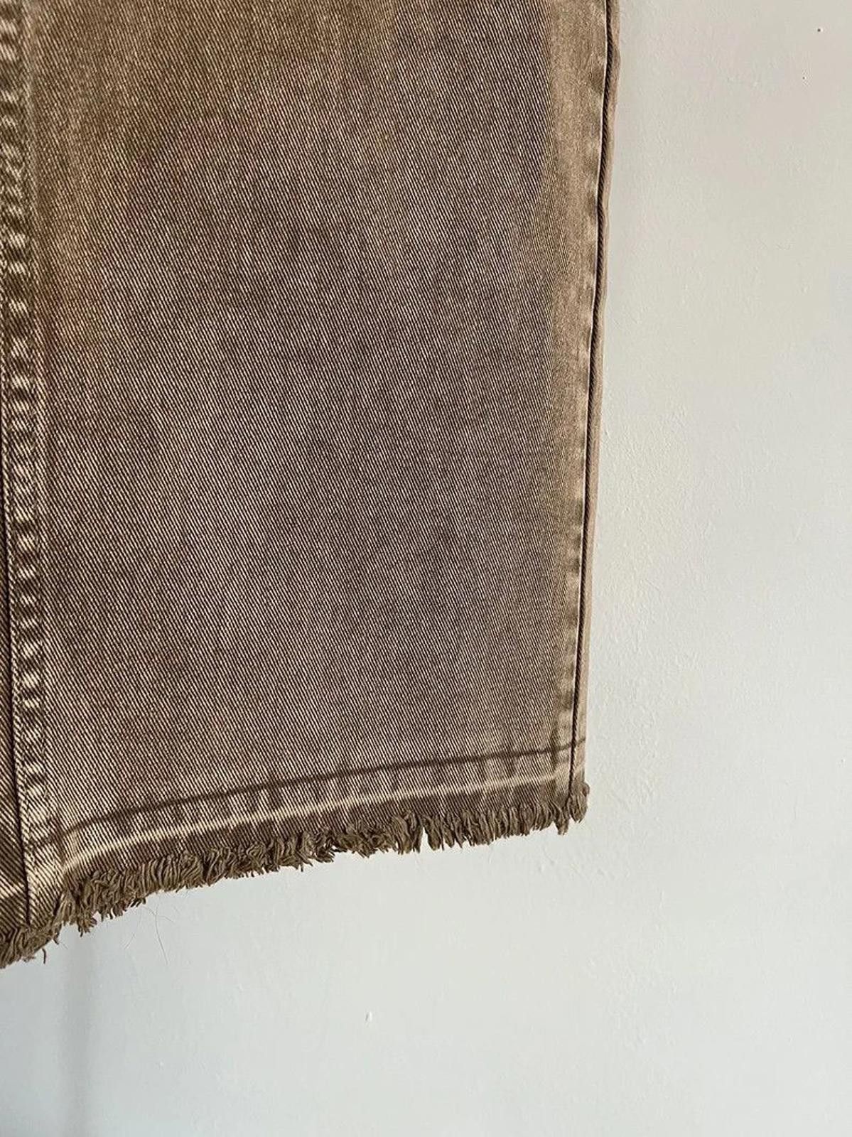 Vintage Beige Whiskered Wide-Leg Jeans Size US 30 / EU 46 - 7 Thumbnail