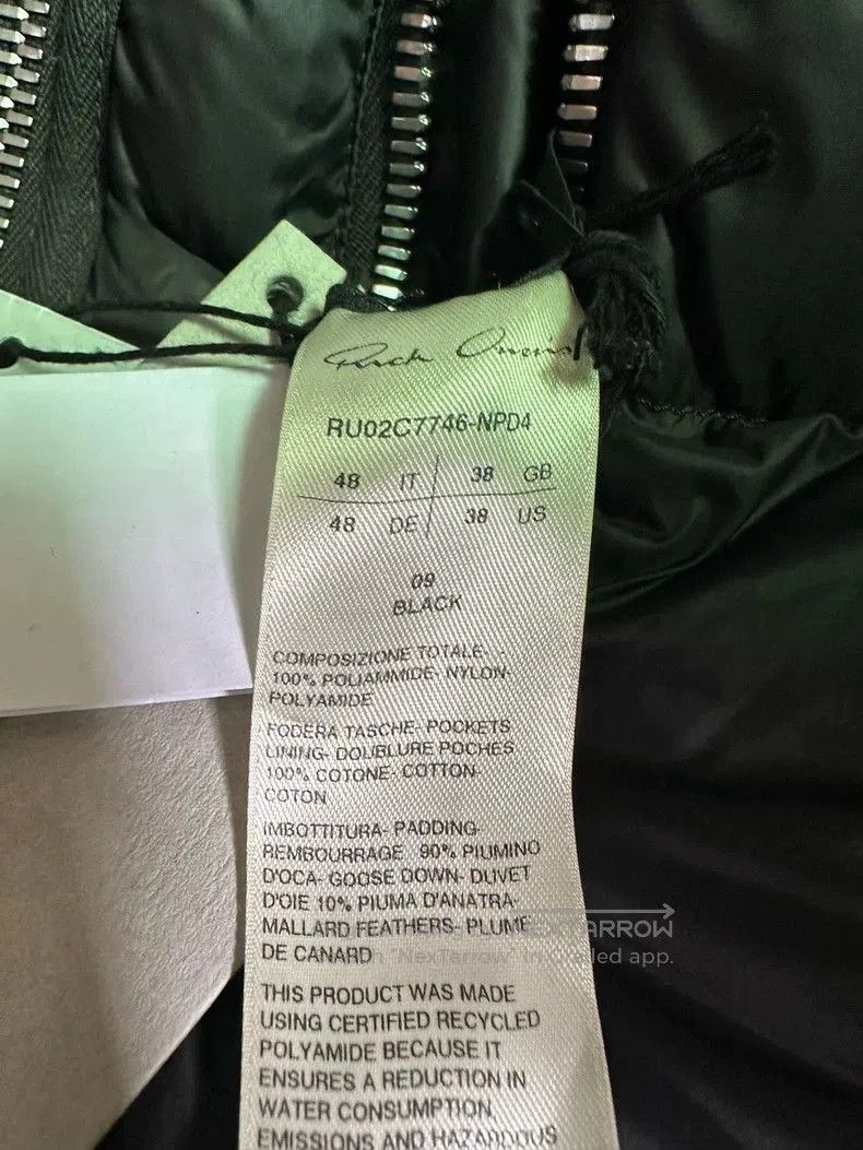 Rick Owens Rick Owens 22AW Shark Down Vest. Size US M / EU 48-50 / 2 - 3 Thumbnail