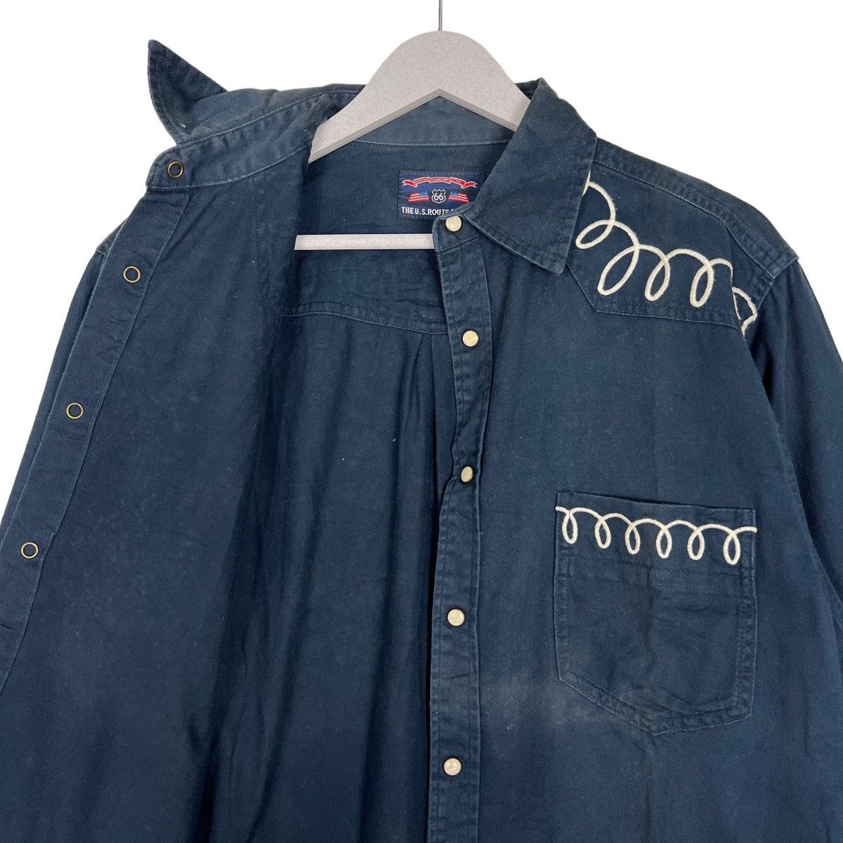 Japanese Brand 🔥 VINTAGE ROUTE 66 WESTERN SHIRTS JACKET Size US L / EU 52-54 / 3 - 10 Thumbnail