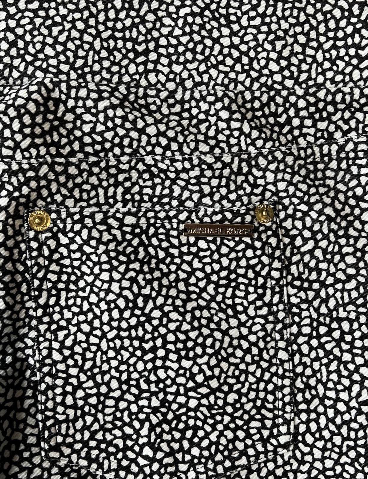 Michael Kors Michael Kors Printed Black White Pull On Stretch Size M Size 32" / US 10 / IT 46 - 7 Thumbnail