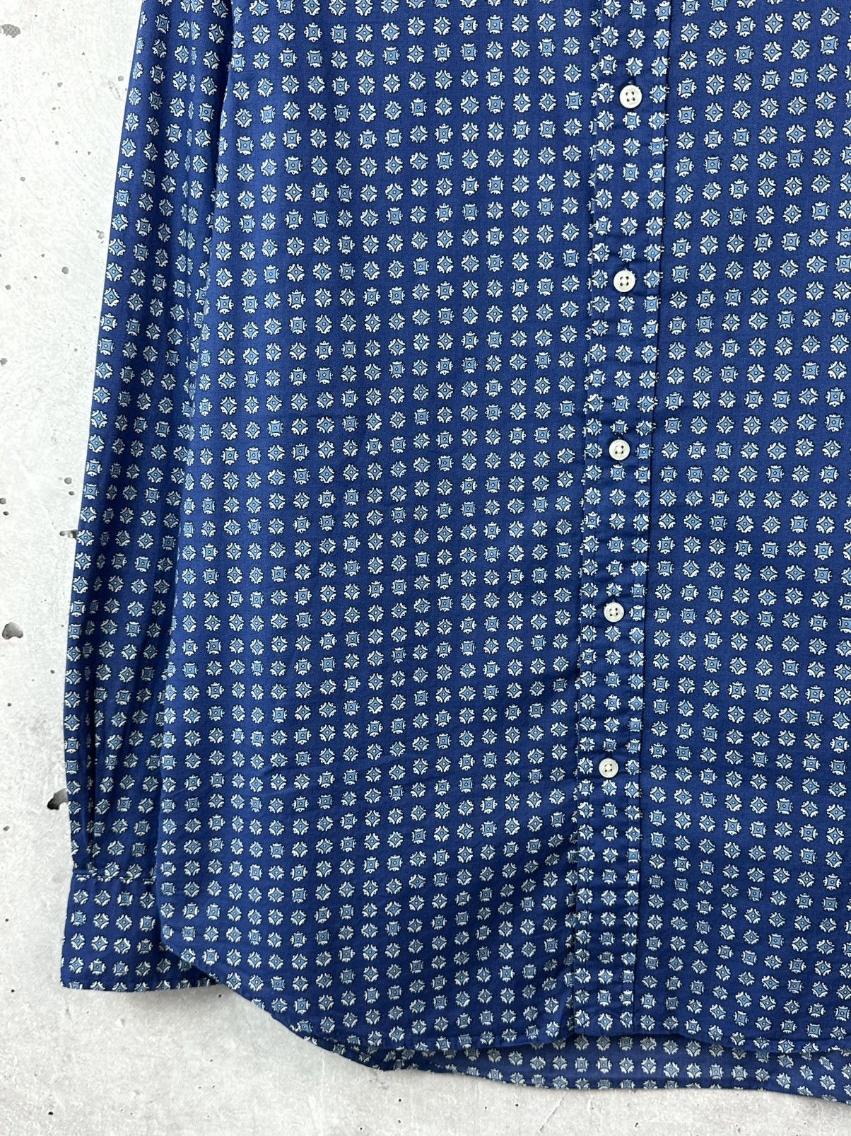 Polo Ralph Lauren Ralph Lauren Blue Cotton Long Sleeve Men’s Patterned Shirt Size US L / EU 52-54 / 3 - 4 Thumbnail