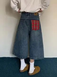 Japanese Brand Blue washed vintage distressed denim shorts y2k Size US 32 / EU 48 - 7 Thumbnail