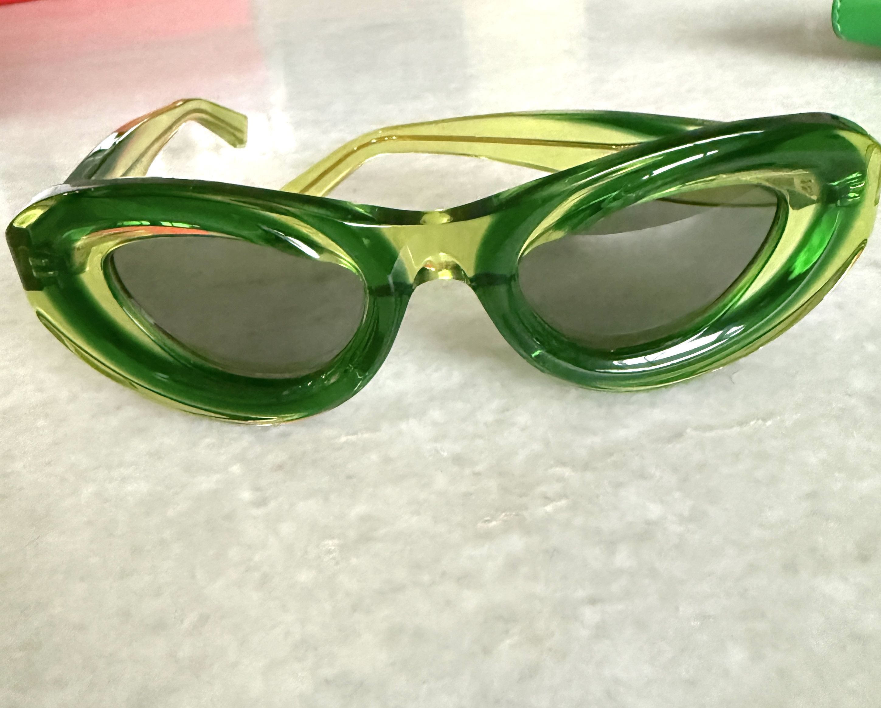 Bottega Veneta BOTTEGA VENETA Women's Green Cat Eye Sunglasses 703244 Size ONE SIZE - 5 Thumbnail