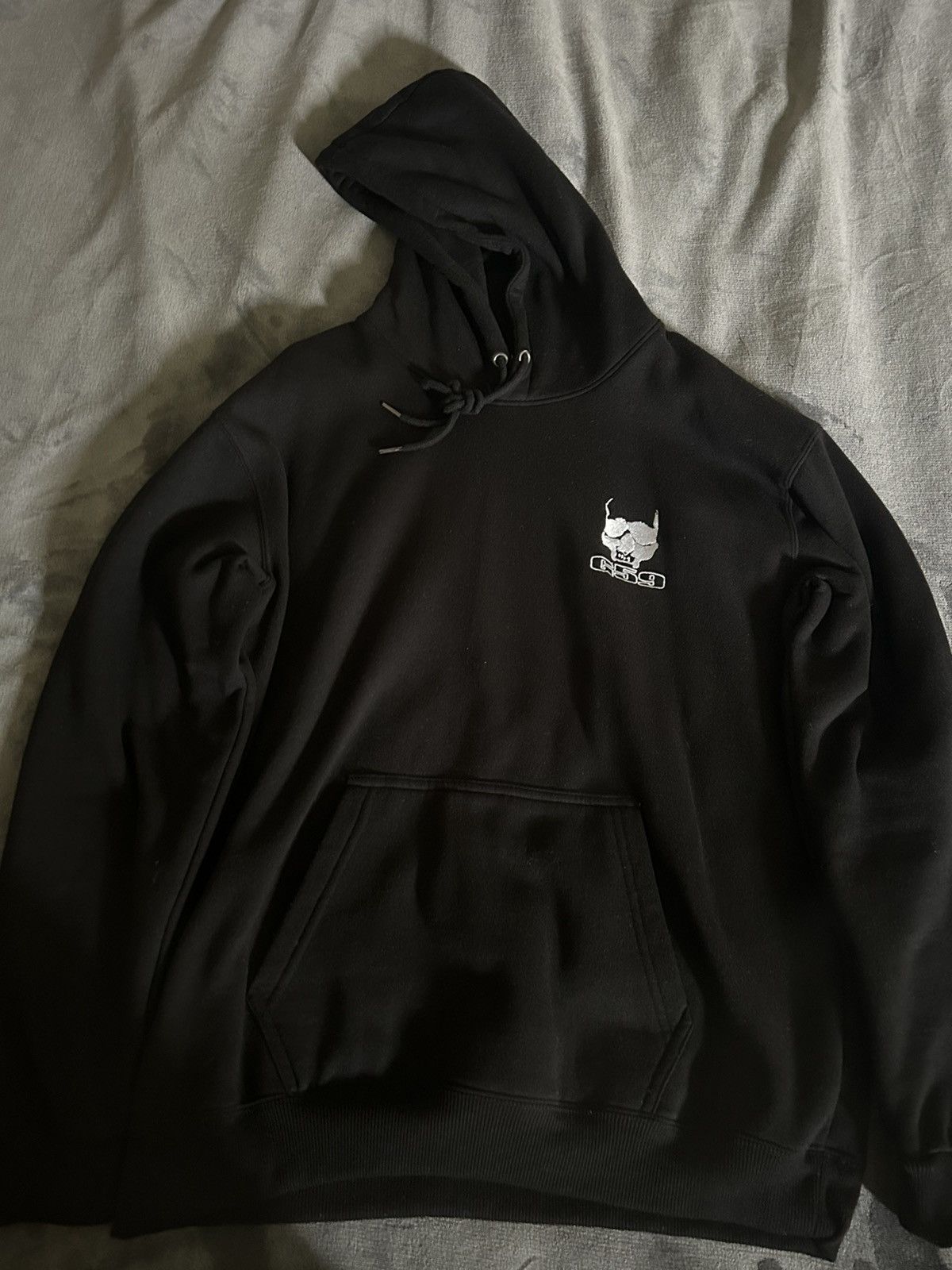 image of G59 Records x Pouya Uicideboy Merch G59 Black Hoodie, Men's (Size XL)