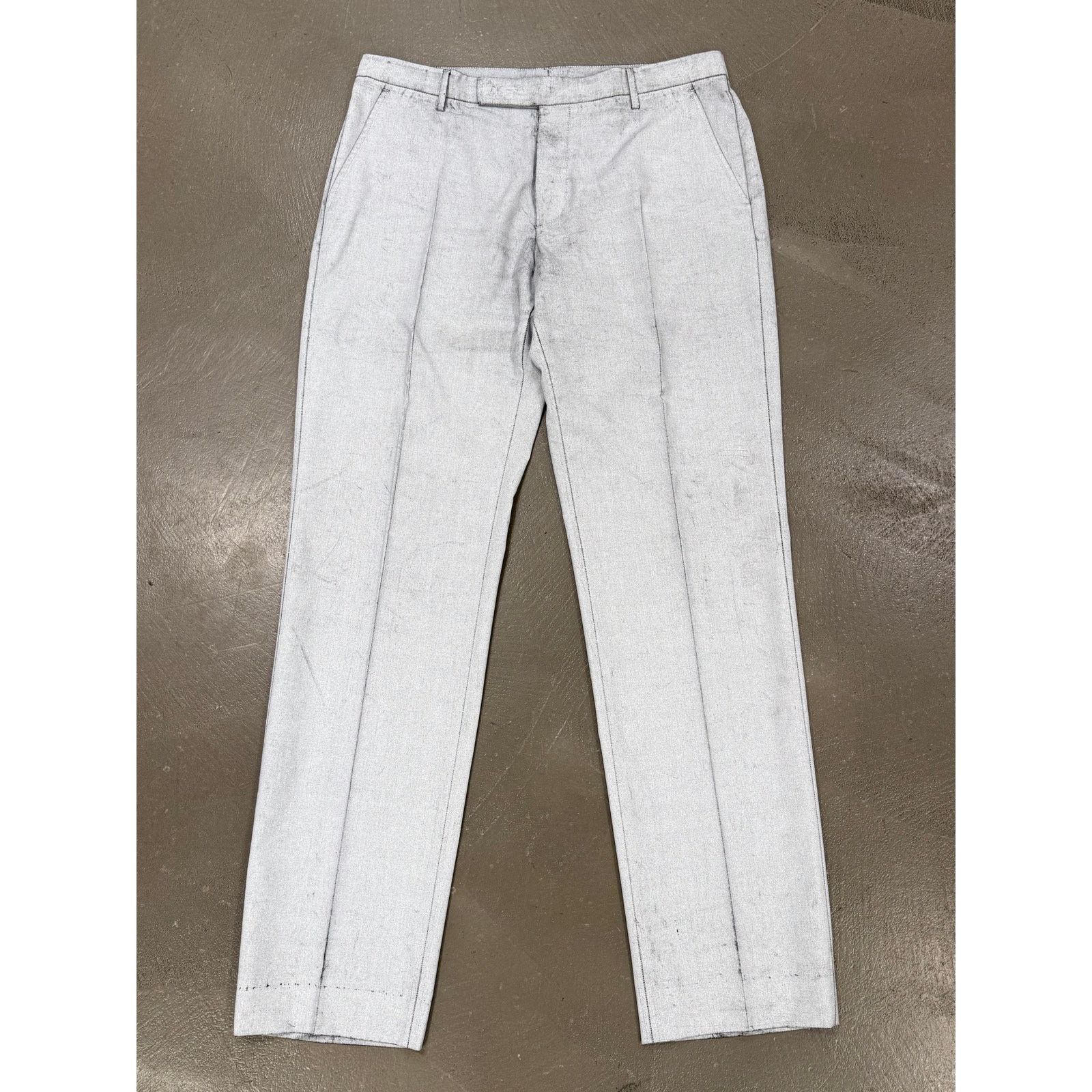 Maison Margiela 2013 Maison Margiela cracked painted tailored suit set Size XL / US 12-14 / IT 48-50 - 2 Thumbnail