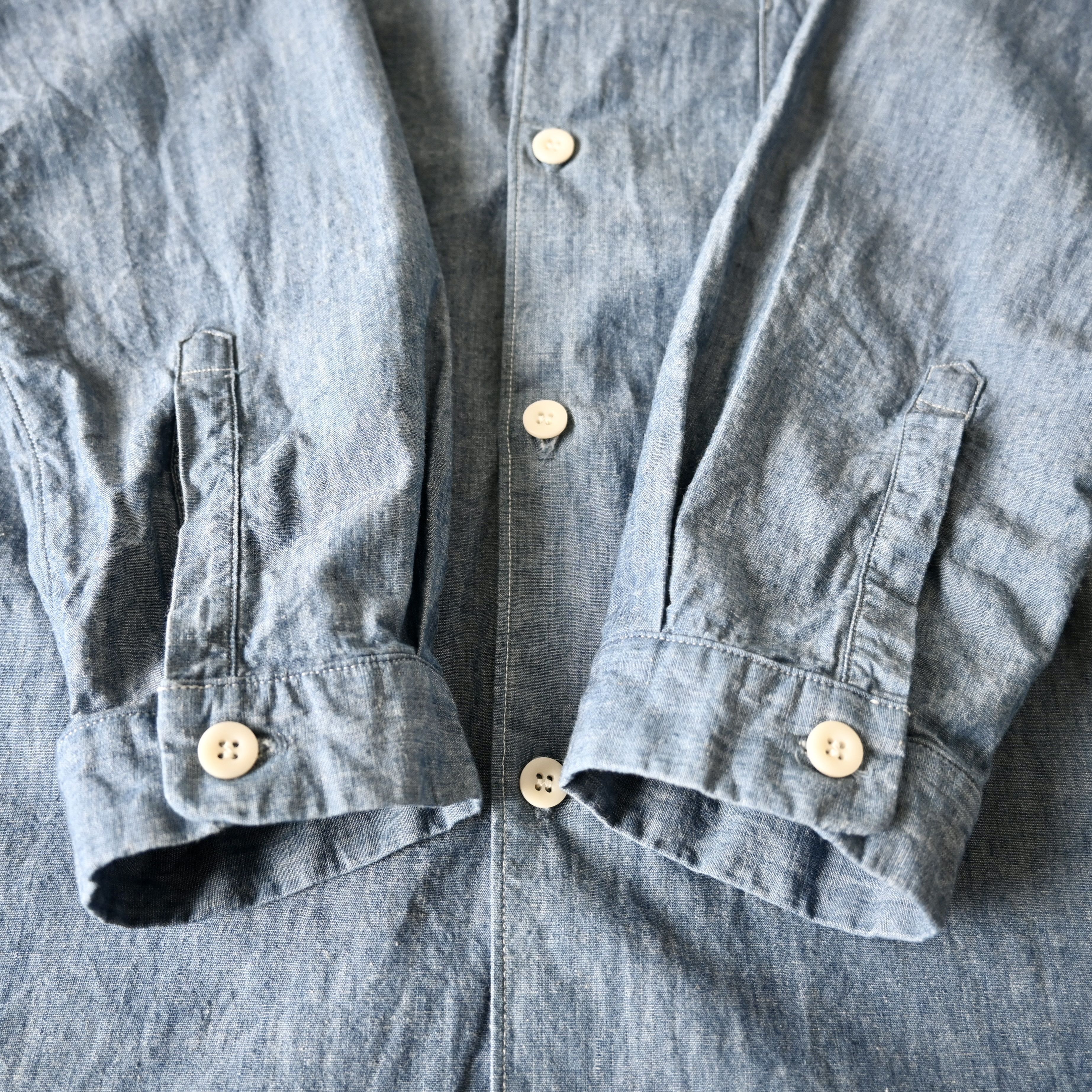 Spellbound SPELLBOUND cotton chambray work shirt, made in Japan Size US M / EU 48-50 / 2 - 16 Thumbnail