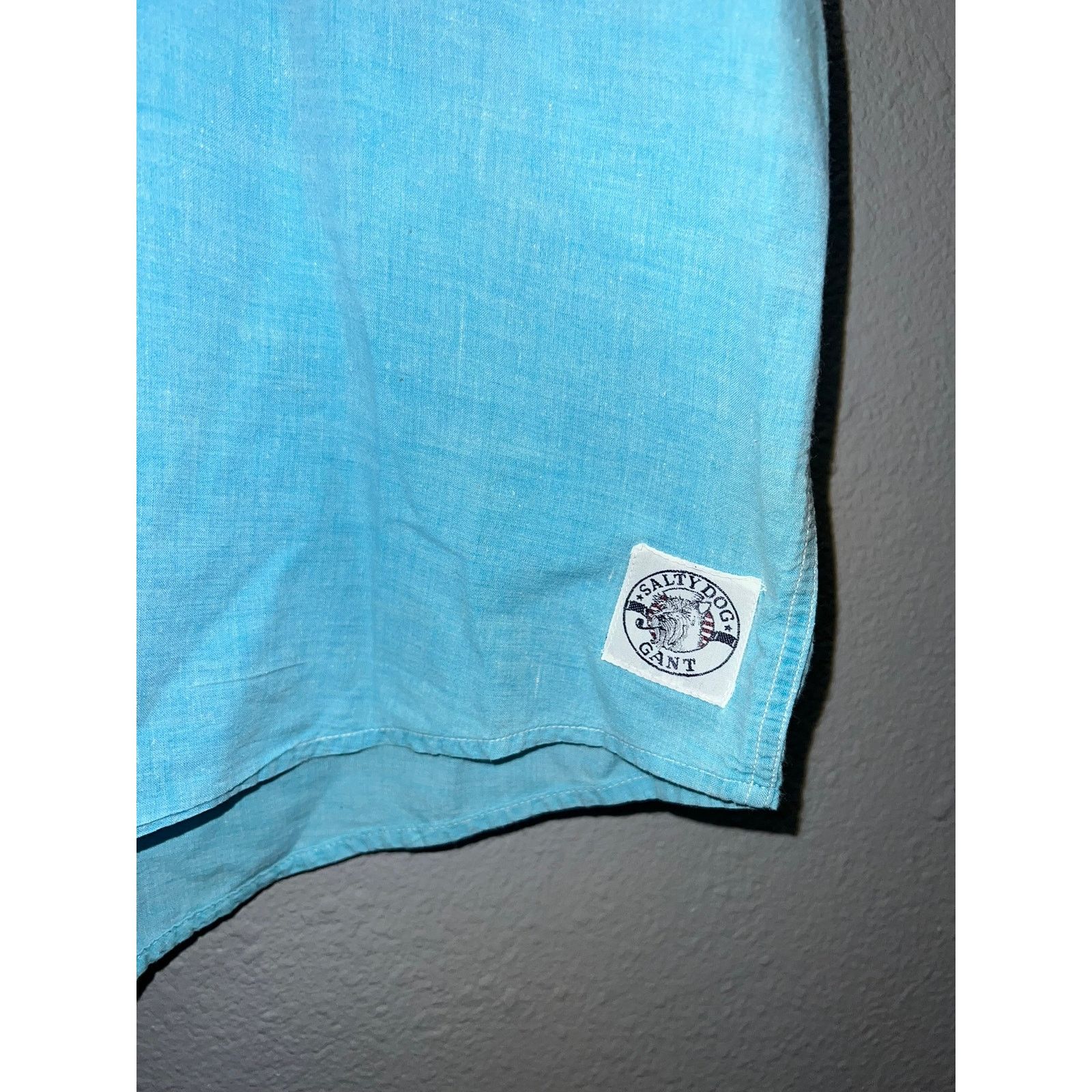 Gant Salty Dog Gant Shirt Button Up 100% Cotton Blue Tee Large Size US L / EU 52-54 / 3 - 5 Thumbnail