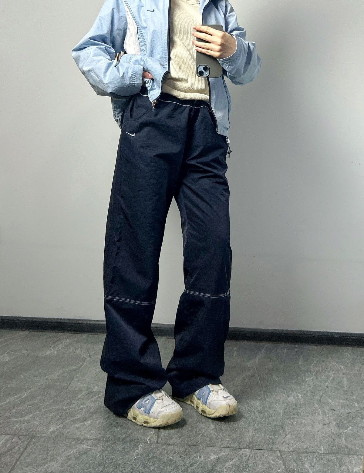 Nike × Vintage Vintage Nike nylon Olympic sweatpants suit rare 90s Size L / US 10 / IT 46 - 2 Thumbnail