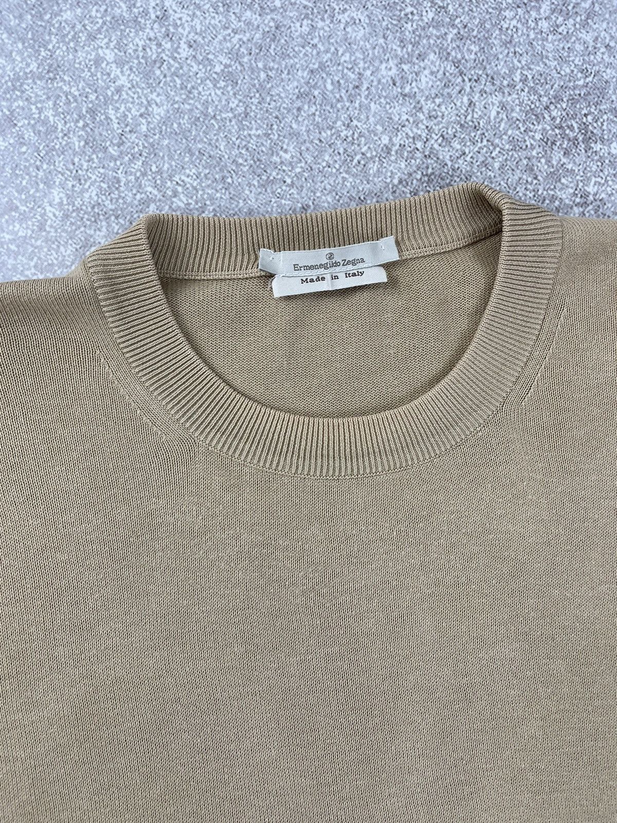 Ermenegildo Zegna Ermenegildo Zegna Cotton Knit Sweater Men’s Size US XL / EU 56 / 4 - 6 Thumbnail