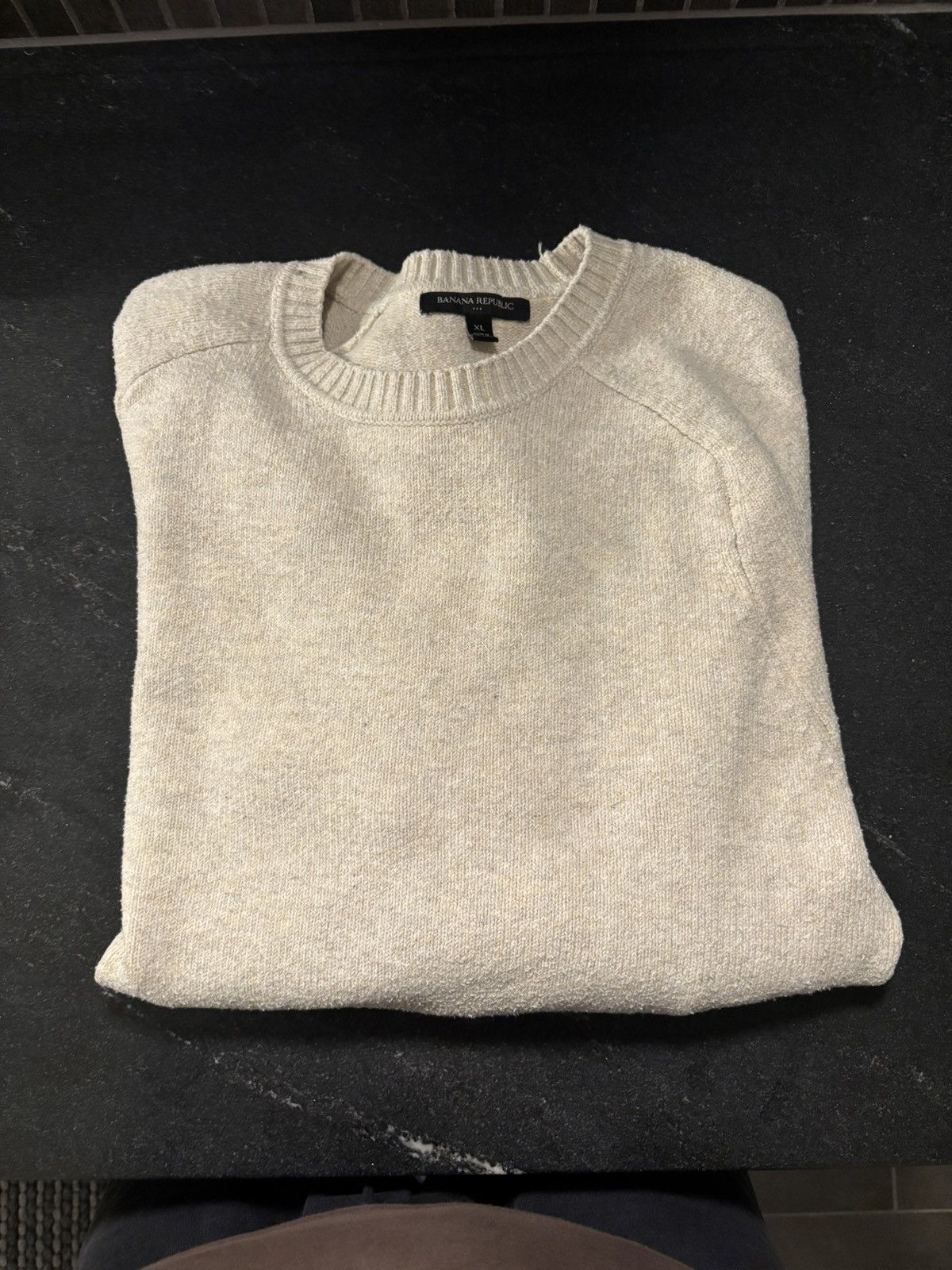 Banana Republic Vintage oatmeal sweater Size US XL / EU 56 / 4 - 2 Thumbnail