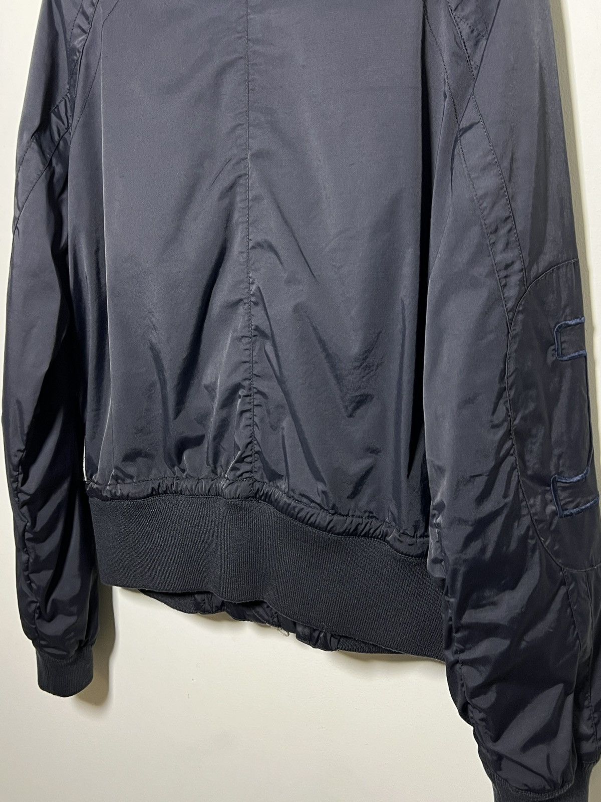armani y2k multi pocket tech bomber jacket