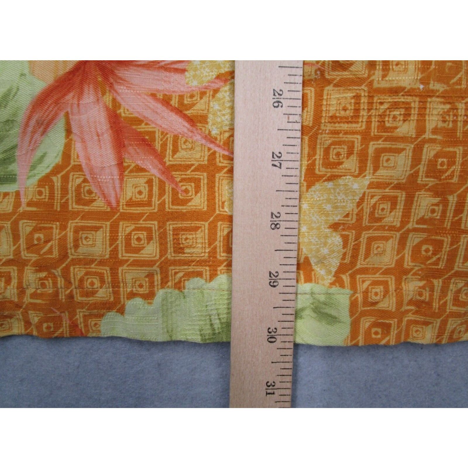 Tommy Bahama Tommy Bahama Shirt Mens Extra Large Orange Silk Button Up Hawaiian Abstract Tiki Size US XL / EU 56 / 4 - 7 Thumbnail