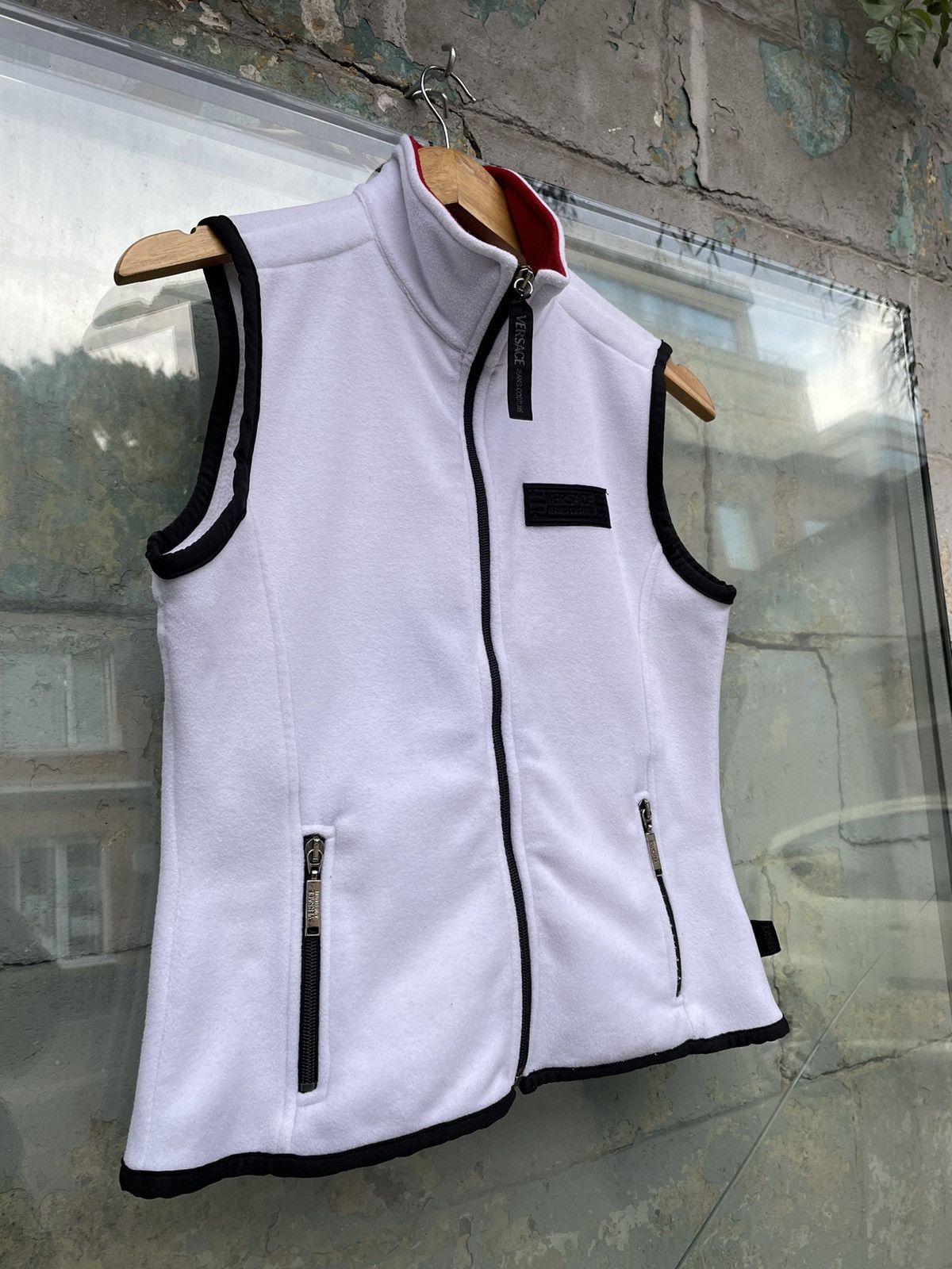 Versace × Versace Jeans Couture Versace Jeans Couture Vintage Fleece Vest Size US S / EU 44-46 / 1 - 1 Thumbnail