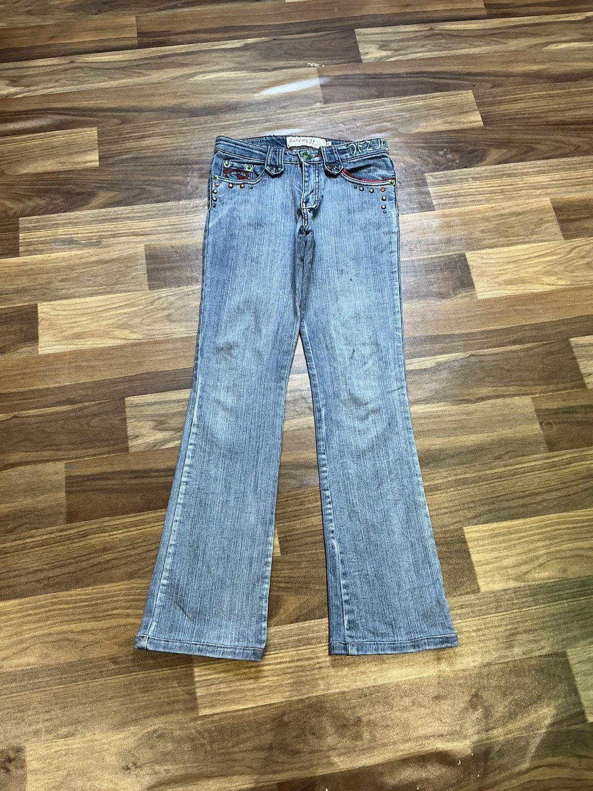 Designer Vintage DFZ jeans Size 28" / US 6 / IT 42 - 2 Thumbnail