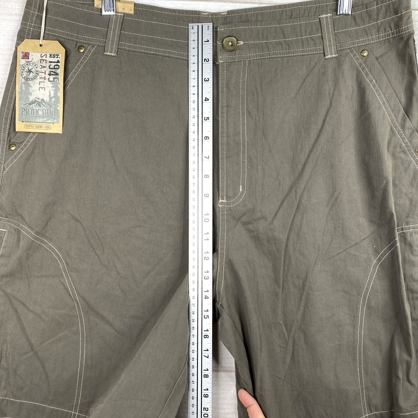 Vintage Pacific Trail Cargo Shorts Men Size 40 Hiking Outdoor Brown Quick Dry NWT Size US 40 / EU 56 - 5 Thumbnail