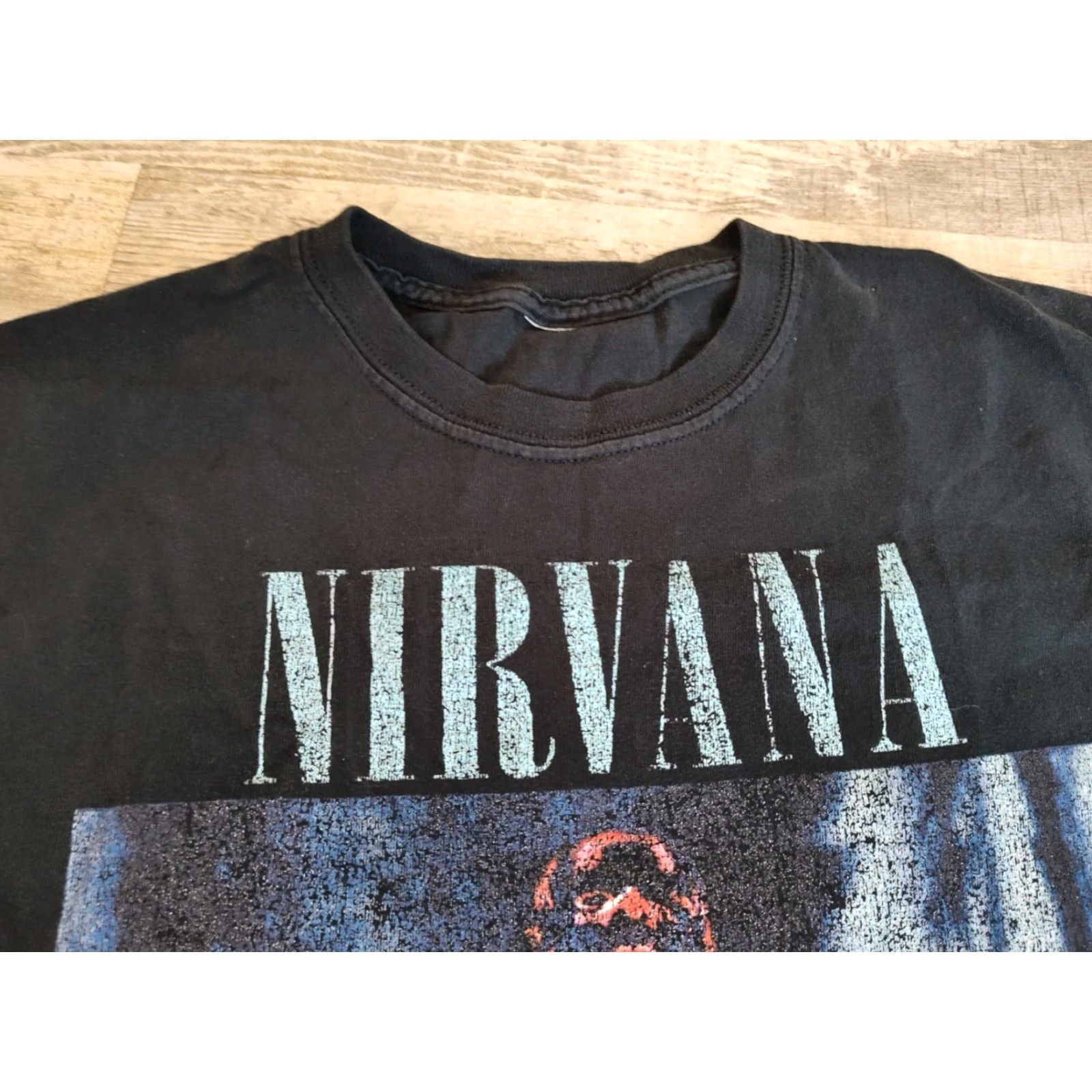 Vintage VINTAGE Nirvana Graphic Tee Shirt Adult Medium Black 2000s Grunge Kurt Cobain 90s Alternative Rock Size US M / EU 48-50 / 2 - 3 Thumbnail