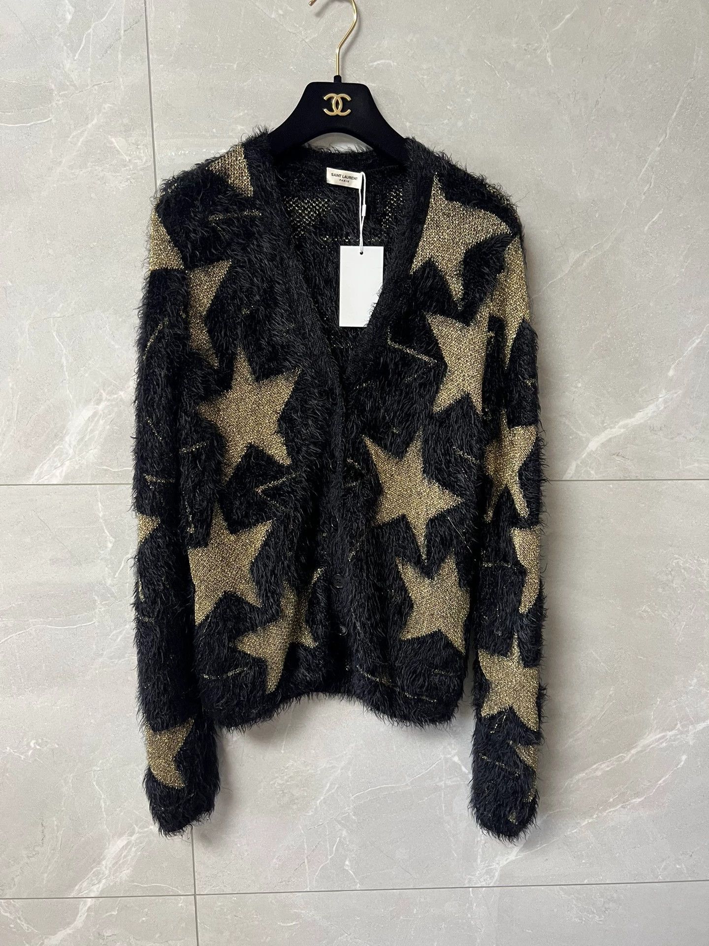 Saint Laurent Paris Saint Laurent Paris Knitted cardigan Size US S / EU 44-46 / 1 - 1 Thumbnail