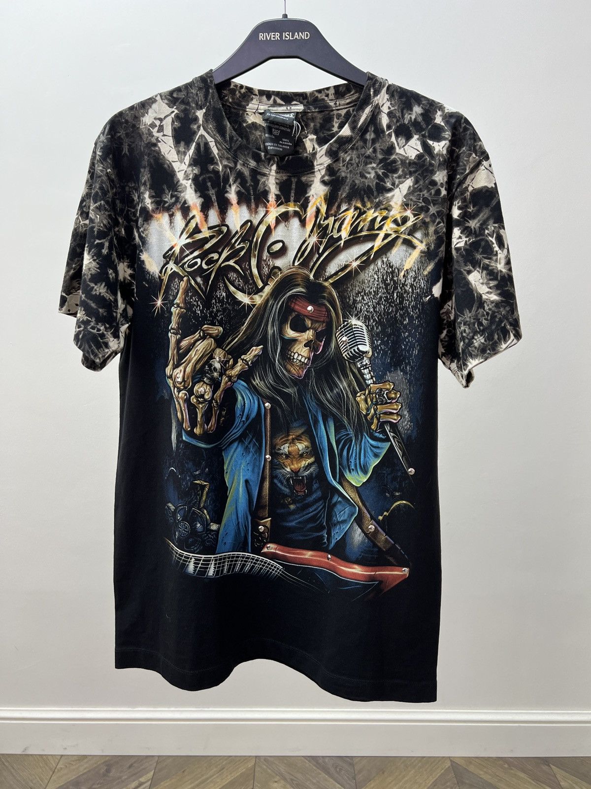 Other Vintage 90s Survivors Rock of Ages Skeleton Band T-Shirt Size US M / EU 48-50 / 2 - 2 Thumbnail