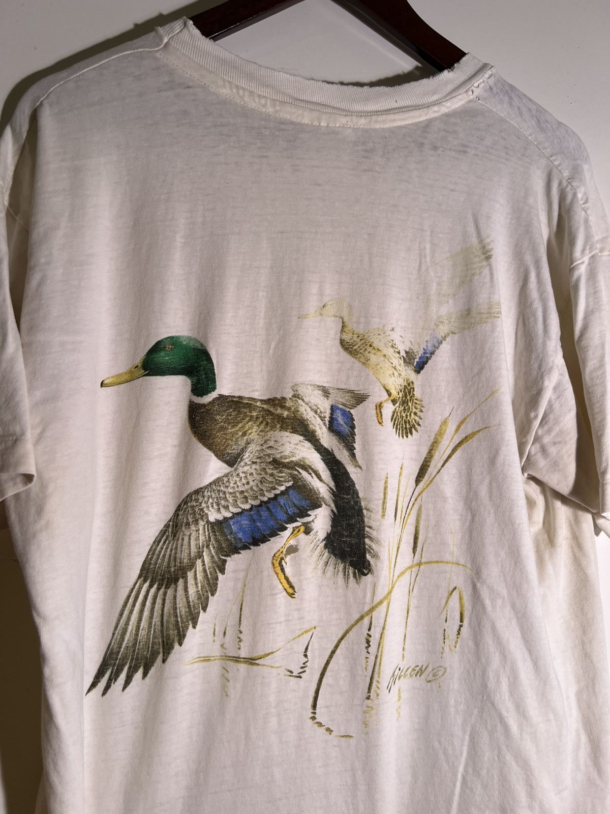 Vintage 90’s 2000’s Y2K Vintage T.S.F. Originals Duck Retro Shirt Size US L / EU 52-54 / 3 - 3 Thumbnail
