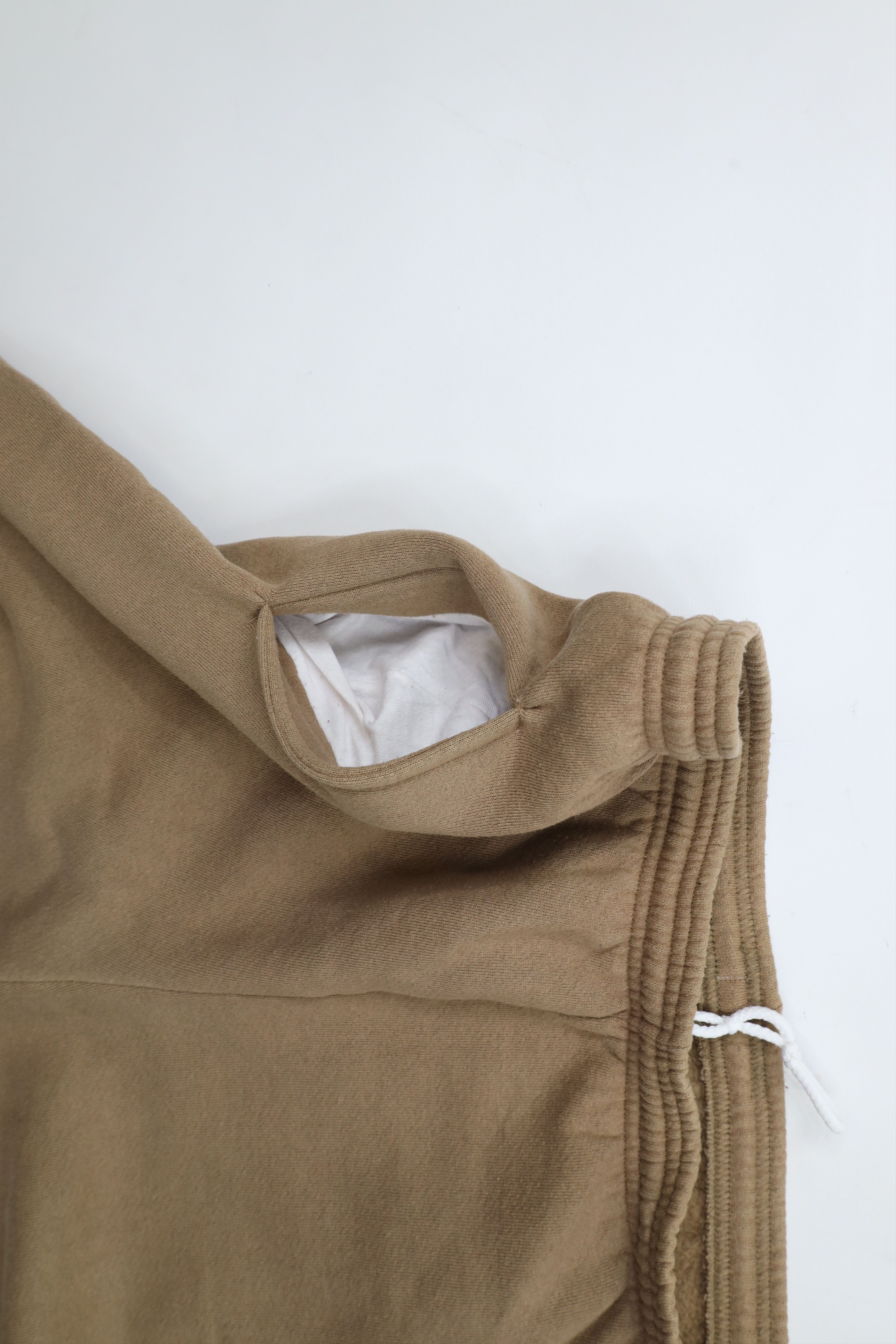 Vintage Vintage 90s Streetwear Blank Sweatpants Pants Khaki Brown Size US 34 / EU 50 - 8 Thumbnail
