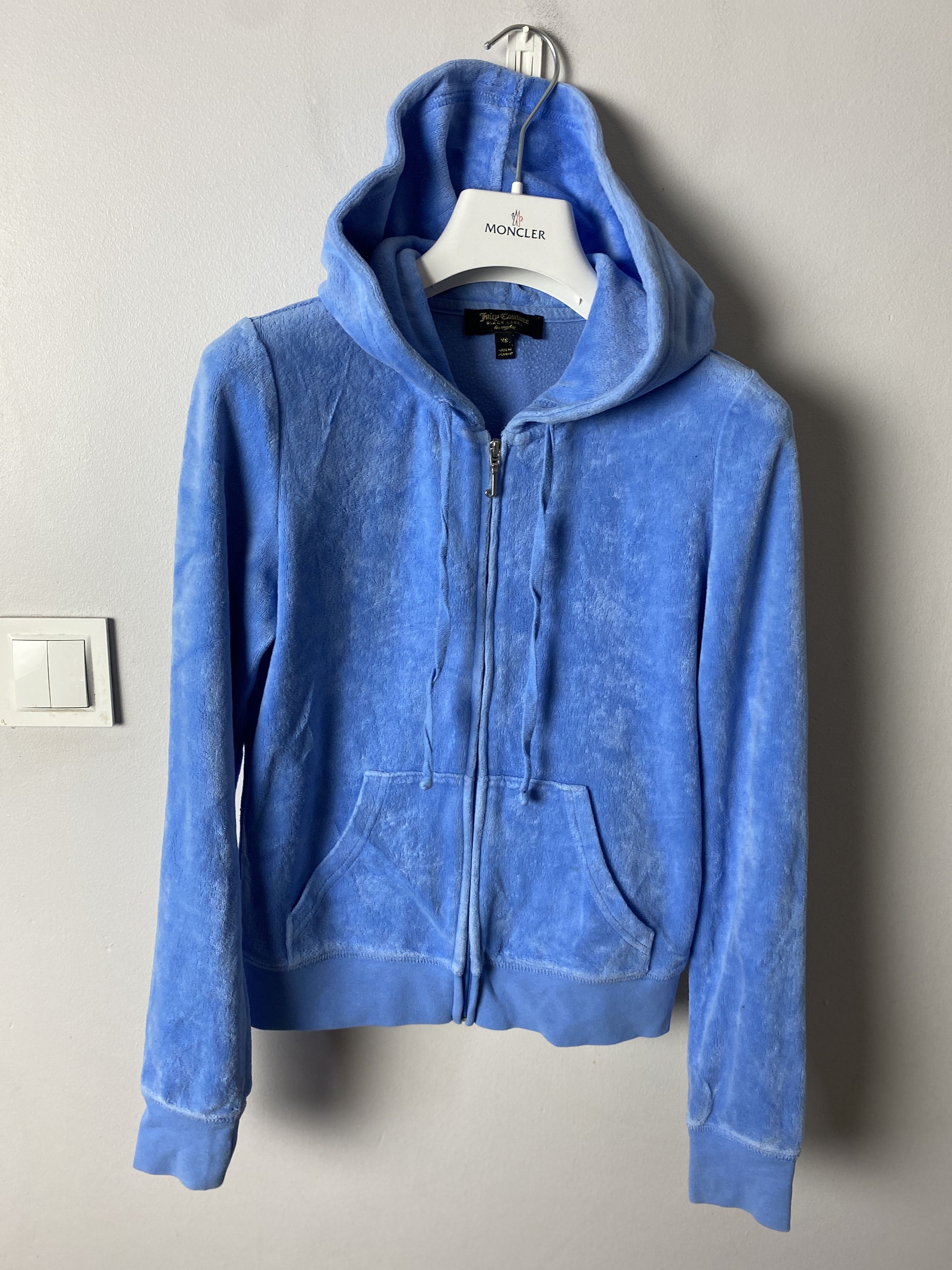 Juicy Couture Juicy Couture velvet zip-up hoodie y2k 00s avant garde Size XS / US 0-2 / IT 36-38 - 1 Thumbnail