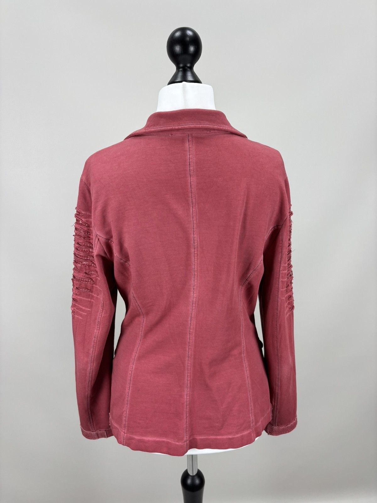 Elisa Cavaletti Womens blazer Bottega by Elisa Cavaletti Size L Color Red Size L / US 10 / IT 46 - 7 Thumbnail