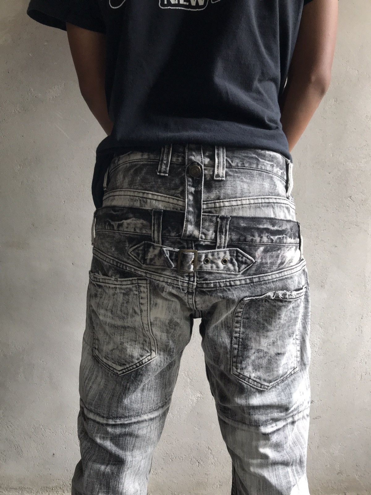 Japanese Brand × PPFM × semanticdesign Double waist jeans Size US 32 / EU 48 - 12 Thumbnail