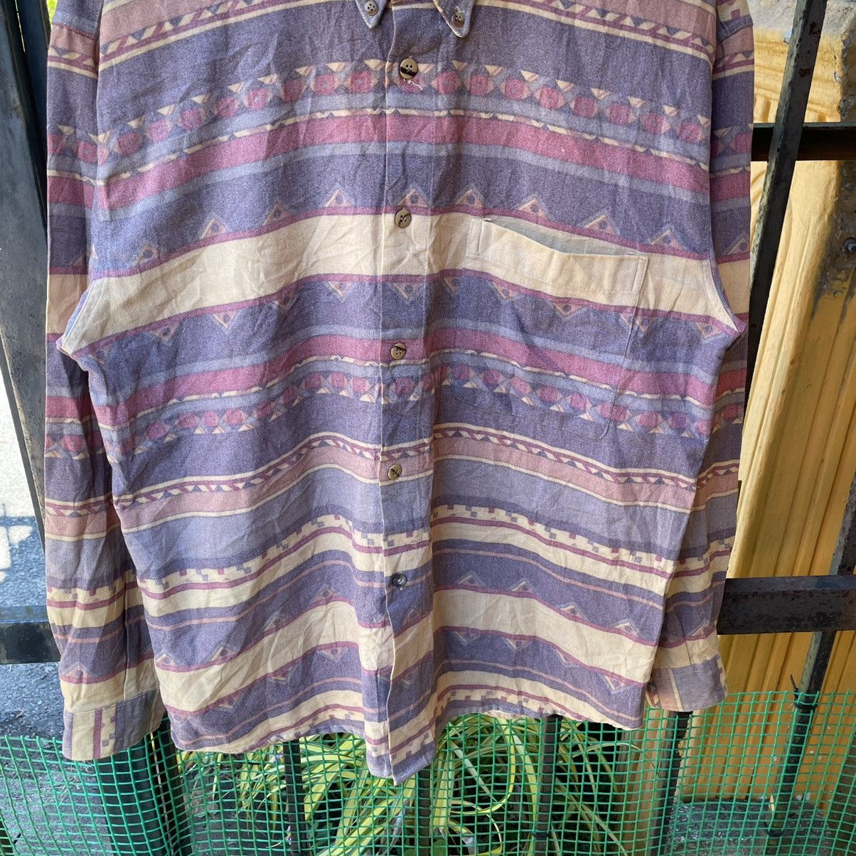 Japanese Brand × Vintage 🔥Vintage 80s Retro Nostalgic Modern Style Navajo Shirts Size US L / EU 52-54 / 3 - 5 Thumbnail