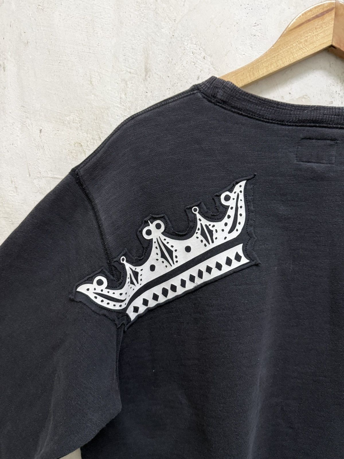 Stussy 2000s Stussy Bone And Skulls Gothic Crewneck Size US L / EU 52-54 / 3 - 5 Thumbnail